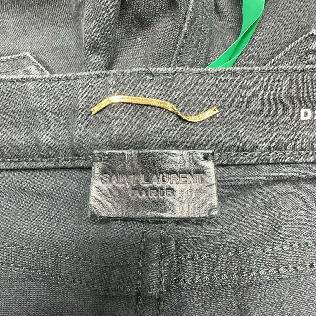Saint Laurent Paris Saint Laurent Black Jeans Size 26 Size 26" / US 2 / IT 38 - 3 Thumbnail