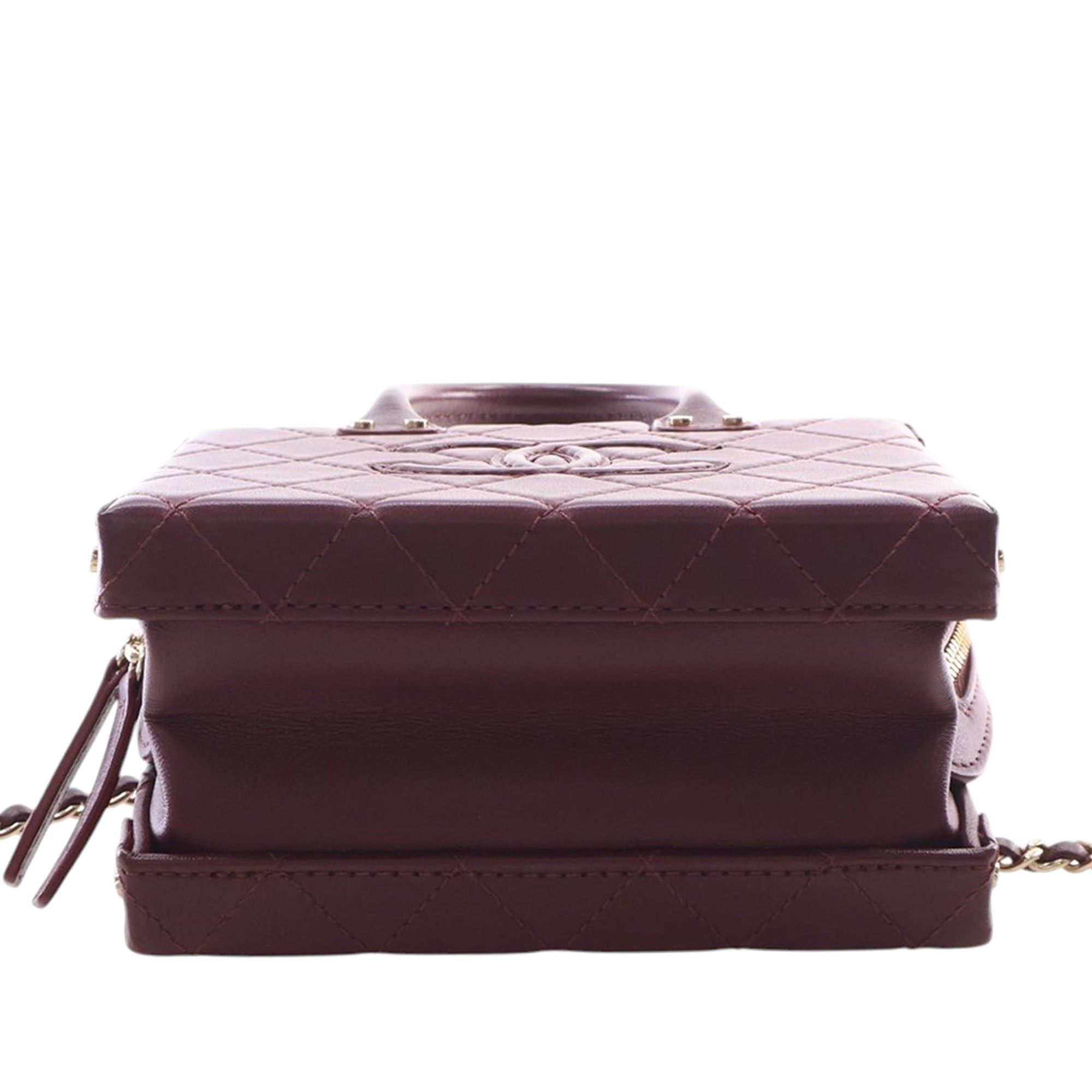 Chanel Small CC Quilted Calfskin Top Handle Convertible Vanity Case Size ONE SIZE - 5 Thumbnail
