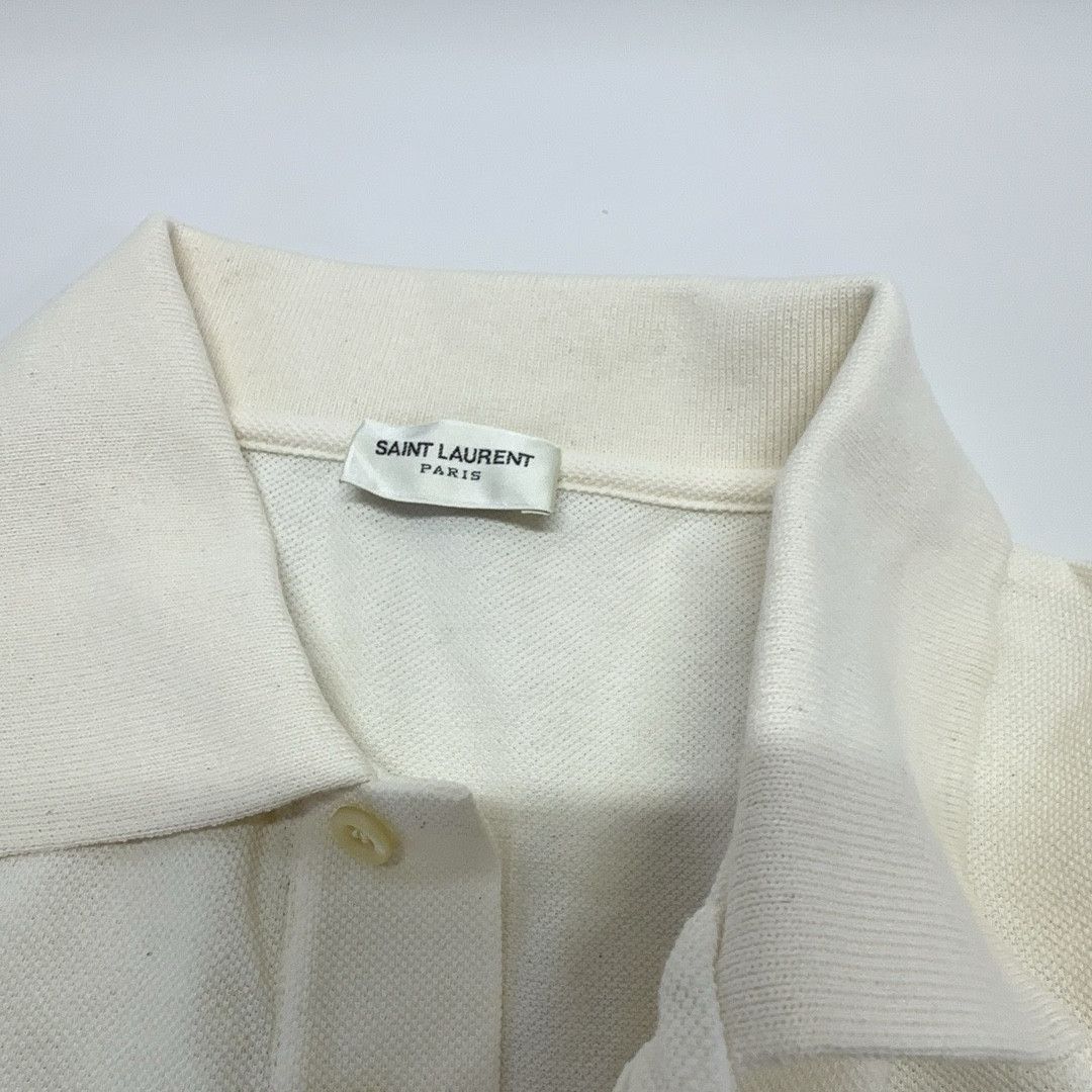 Saint Laurent Paris Saint Laurent Pique Polo Shirt Size M Size US M / EU 48-50 / 2 - 5 Thumbnail