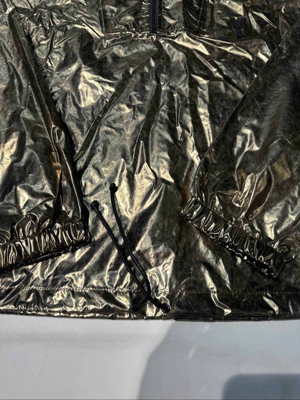 Saint Laurent Paris Saint Laurent Metallic Gold Pullover Jacket Size M Size US M / EU 48-50 / 2 - 6 Thumbnail