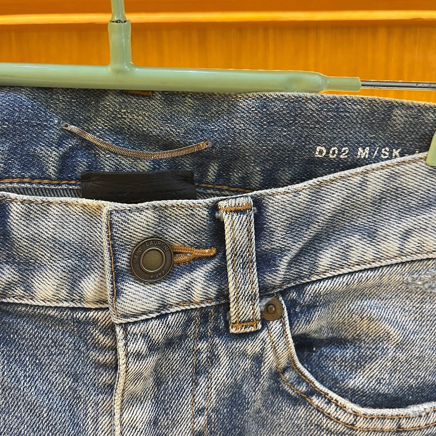 Saint Laurent Paris Saint Laurent Distressed Denim Jeans Size 28 Size US 28 / EU 44 - 3 Thumbnail