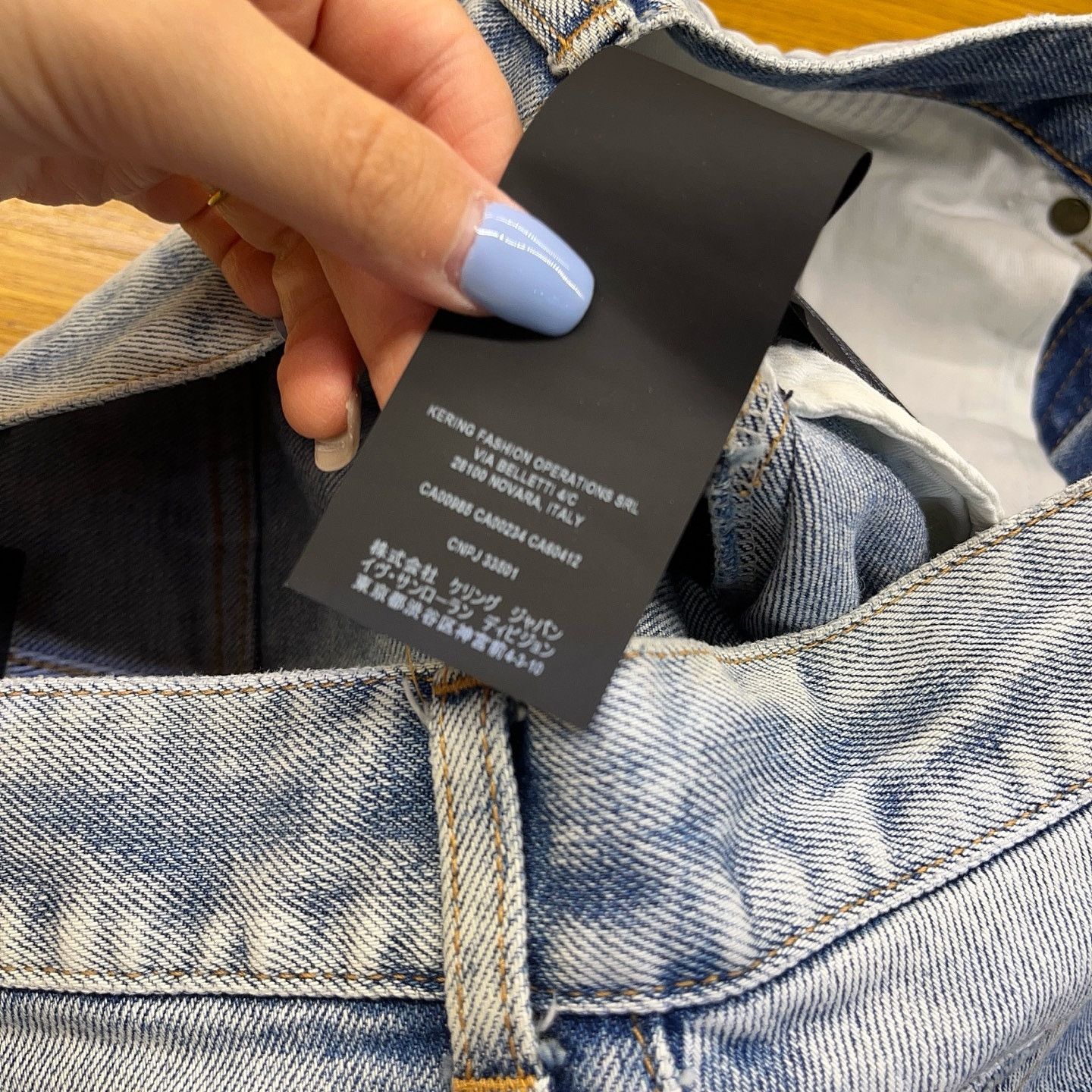 Saint Laurent Paris Saint Laurent Distressed Denim Jeans Size 28 Size US 28 / EU 44 - 6 Thumbnail