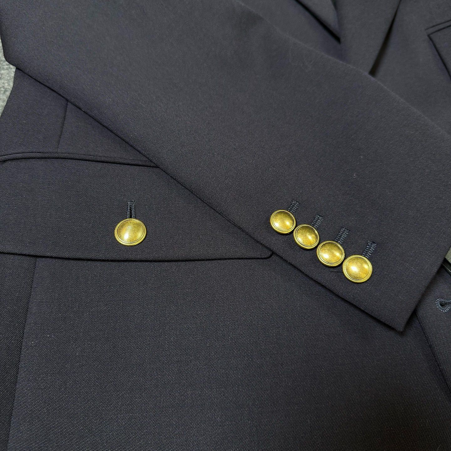 Saint Laurent Paris Saint Laurent Gold Button Blazer Size 38 Size S / US 4 / IT 40 - 6 Thumbnail