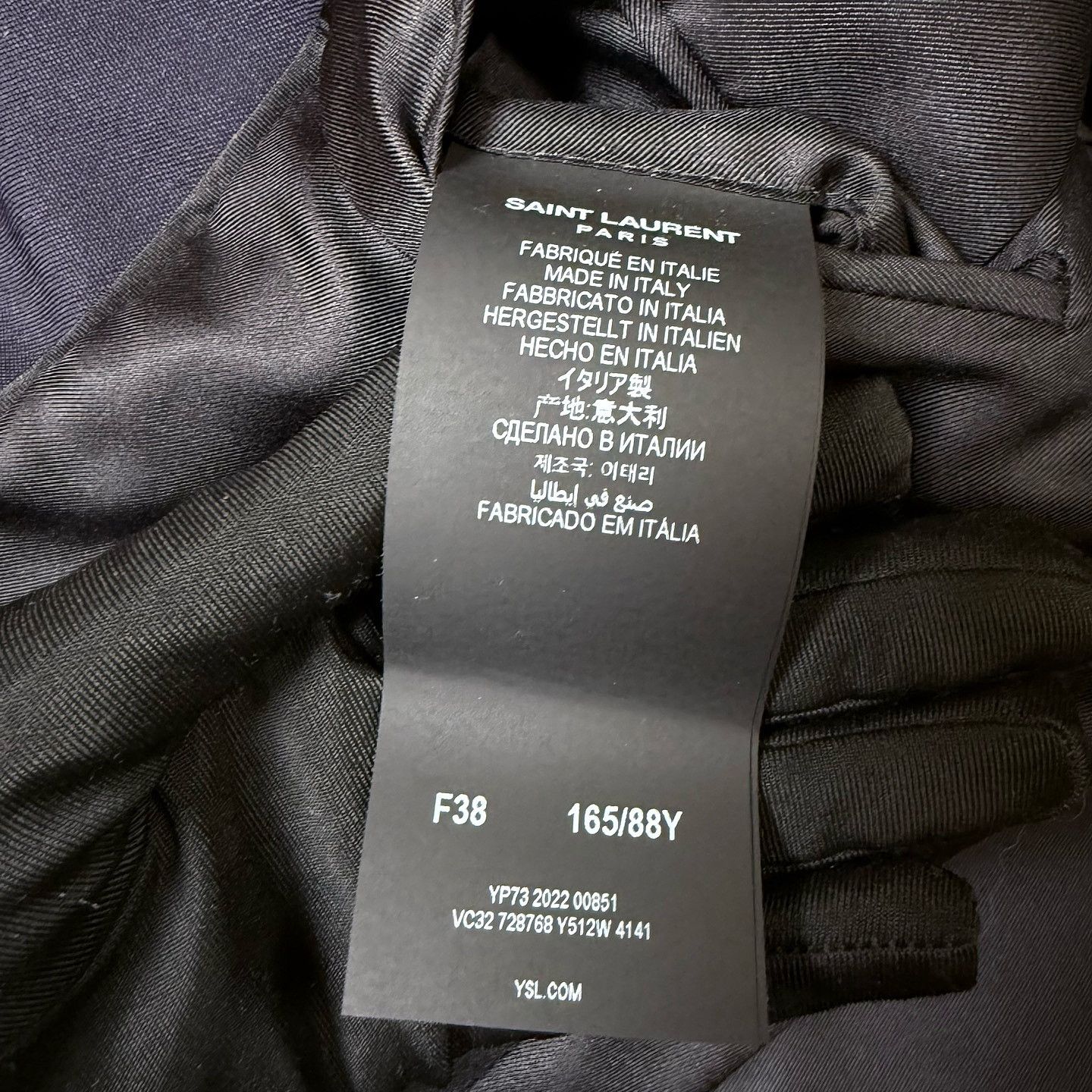 Saint Laurent Paris Saint Laurent Gold Button Blazer Size 38 Size S / US 4 / IT 40 - 4 Thumbnail