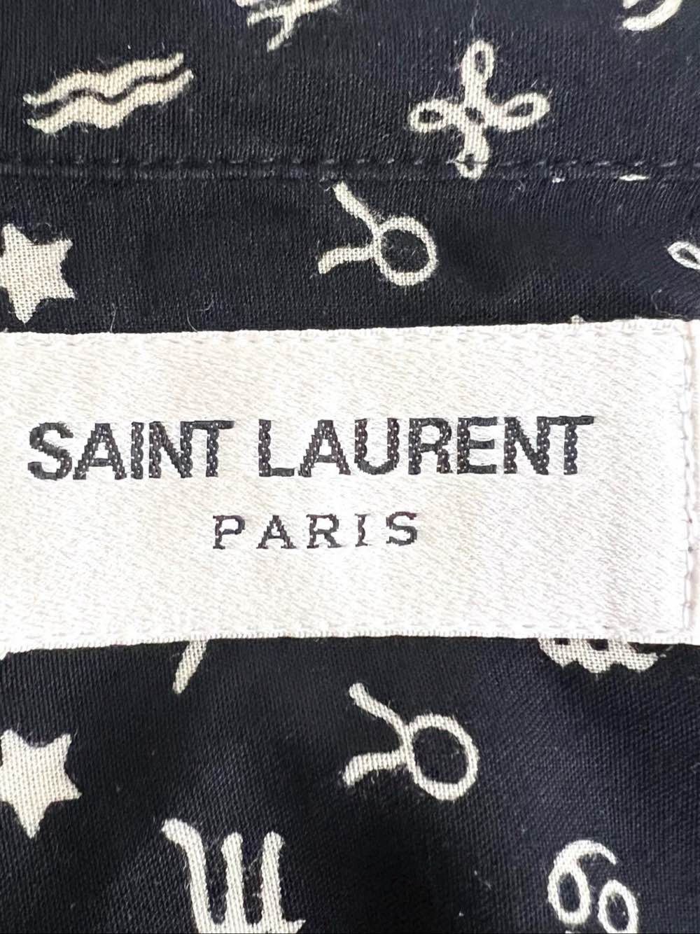 Saint Laurent Paris Saint Laurent Zodiac Print Shirt Size S Size US S / EU 44-46 / 1 - 3 Thumbnail