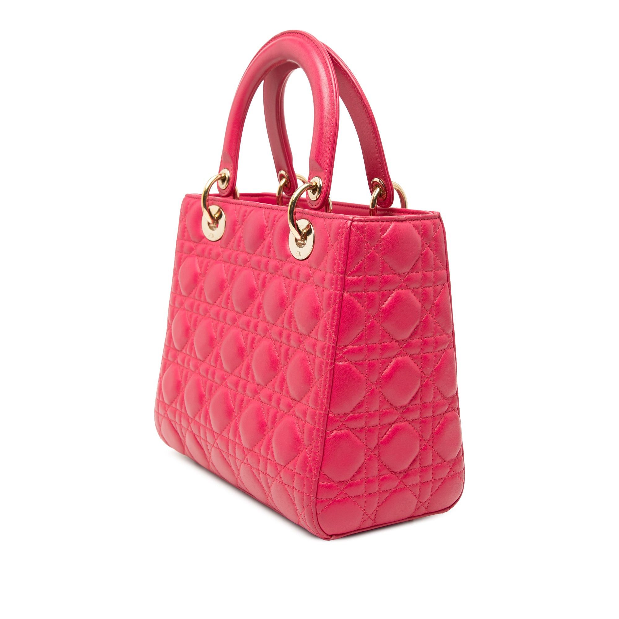 Dior Medium Lambskin Cannage Lady Dior Size ONE SIZE - 2 Thumbnail