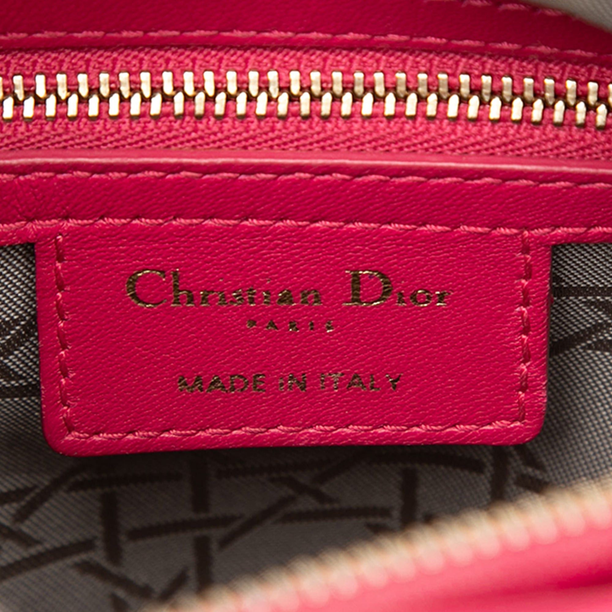 Dior Medium Lambskin Cannage Lady Dior Size ONE SIZE - 5 Thumbnail