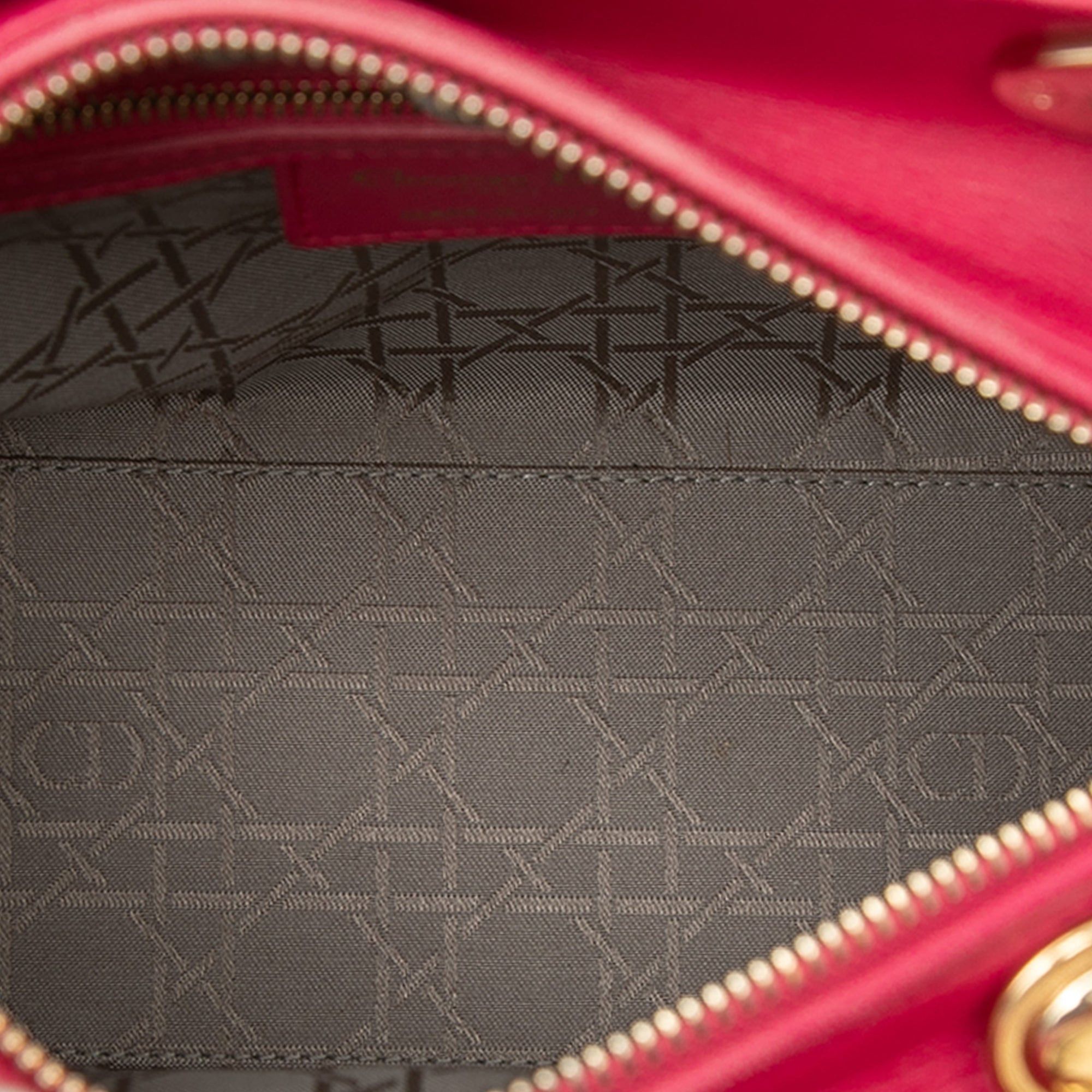Dior Medium Lambskin Cannage Lady Dior Size ONE SIZE - 4 Thumbnail