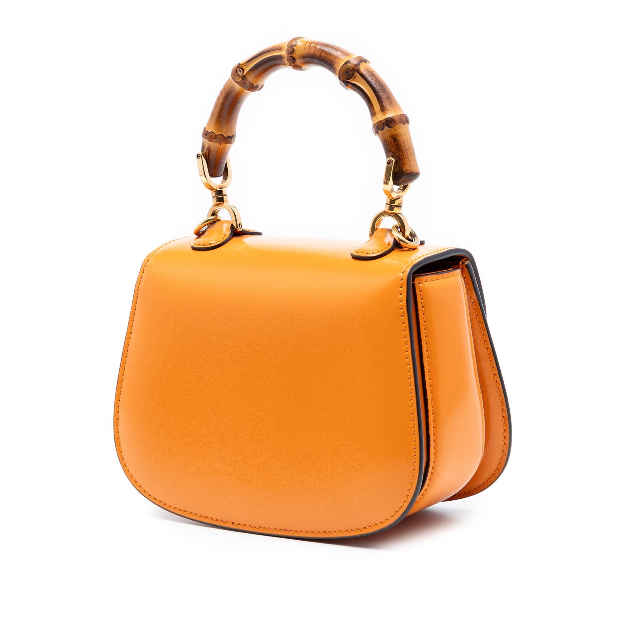 Gucci Mini Calfskin Web 1947 Bamboo Top Handle Bag Size ONE SIZE - 2 Thumbnail