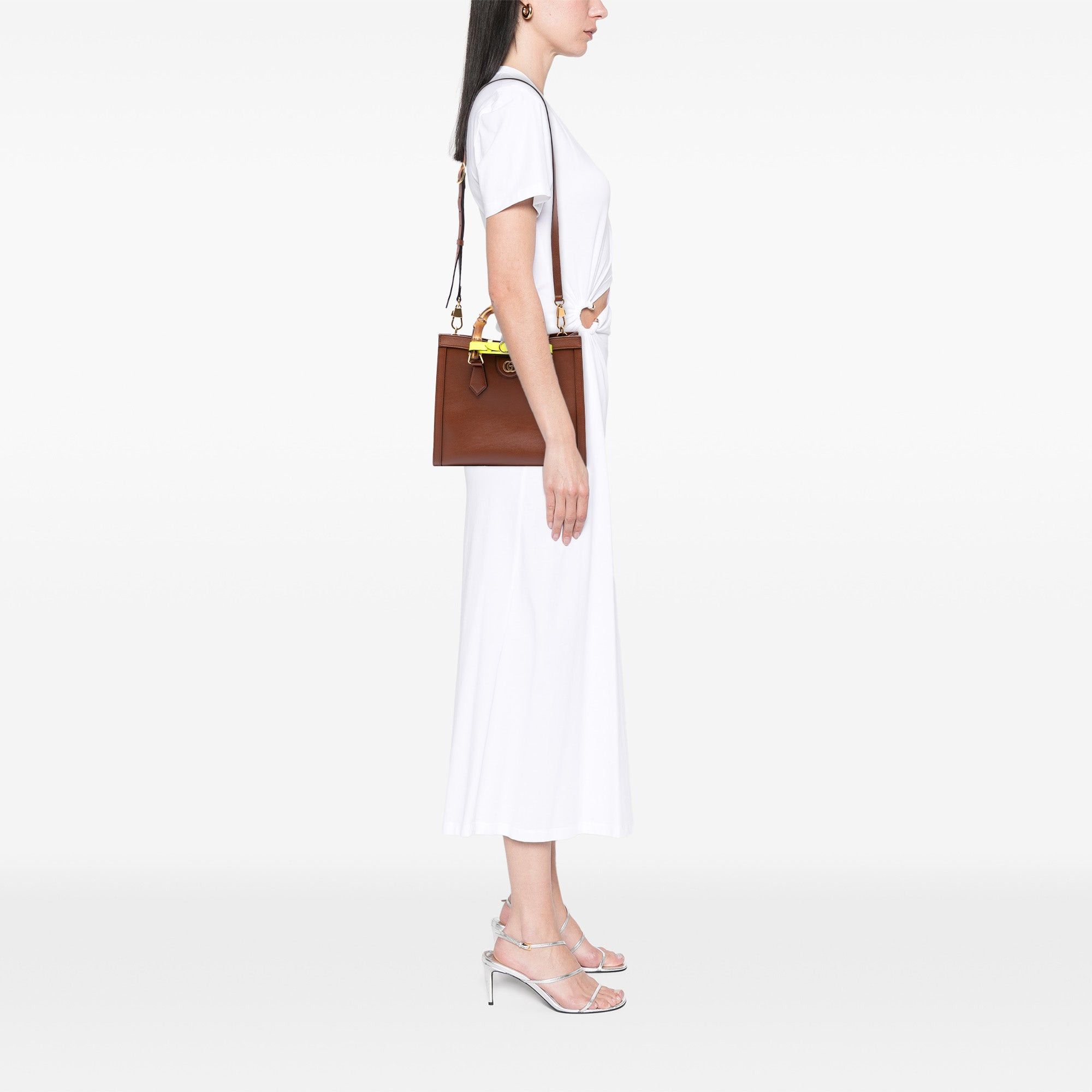 Gucci Medium Leather Bamboo Diana Satchel Size ONE SIZE - 5 Thumbnail