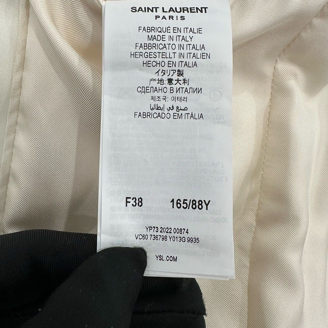 Saint Laurent Paris Saint Laurent Silk Double Breasted Blazer Size 38 Size S / US 4 / IT 40 - 4 Thumbnail