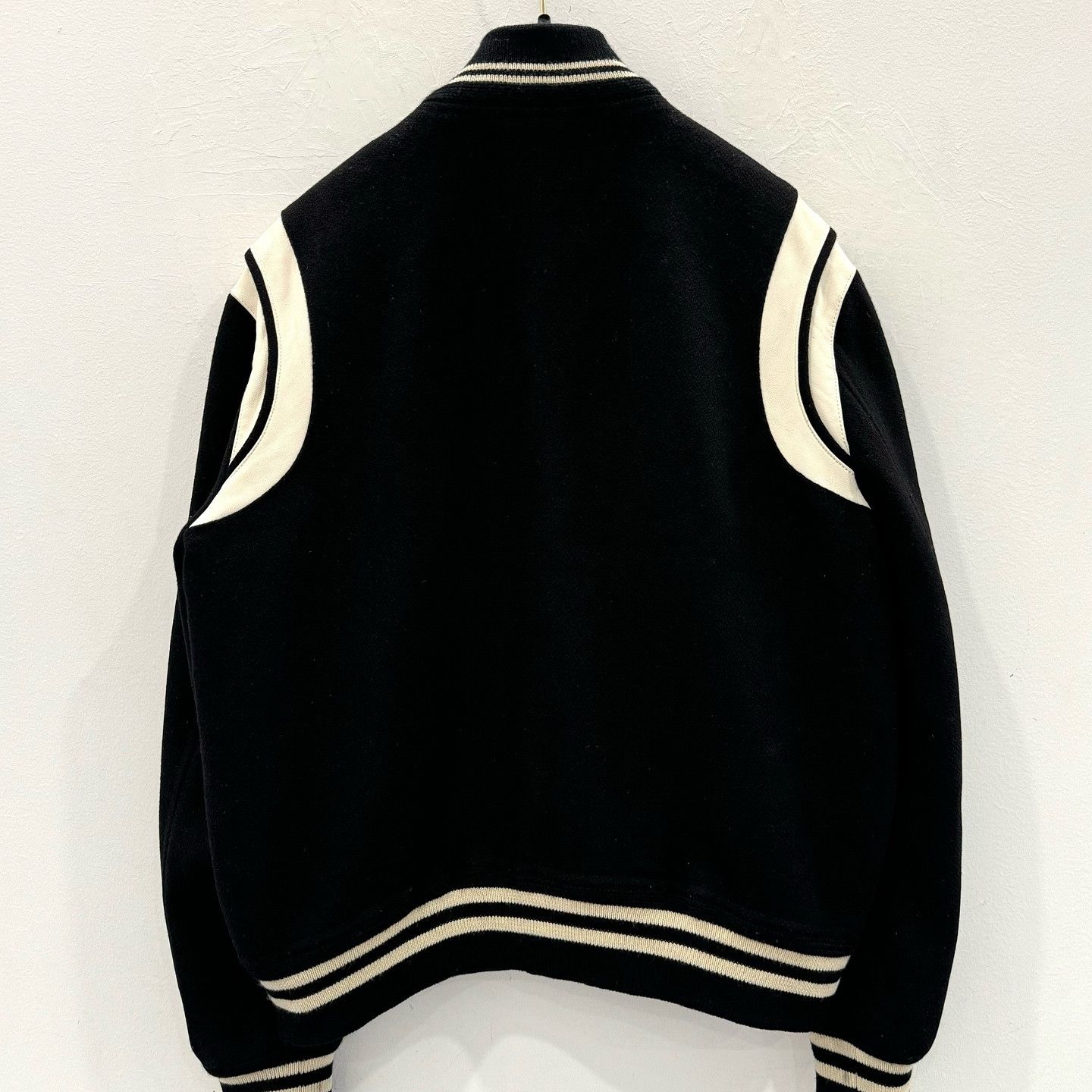 Saint Laurent Paris Saint Laurent Wool Blend Varsity Jacket Size 48 Size US M / EU 48-50 / 2 - 2 Thumbnail