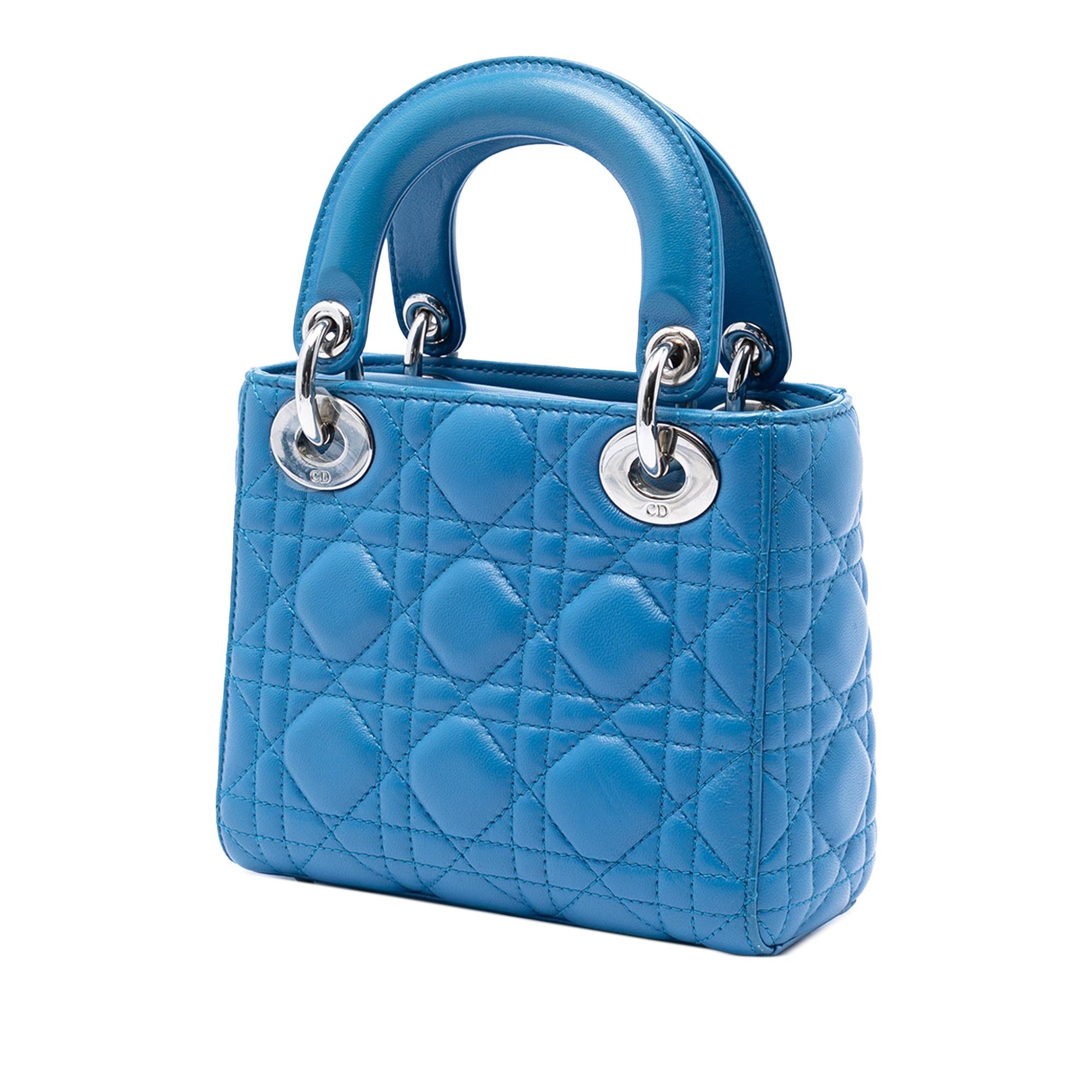 Dior Mini Lambskin Cannage Lady Dior Size ONE SIZE - 2 Thumbnail