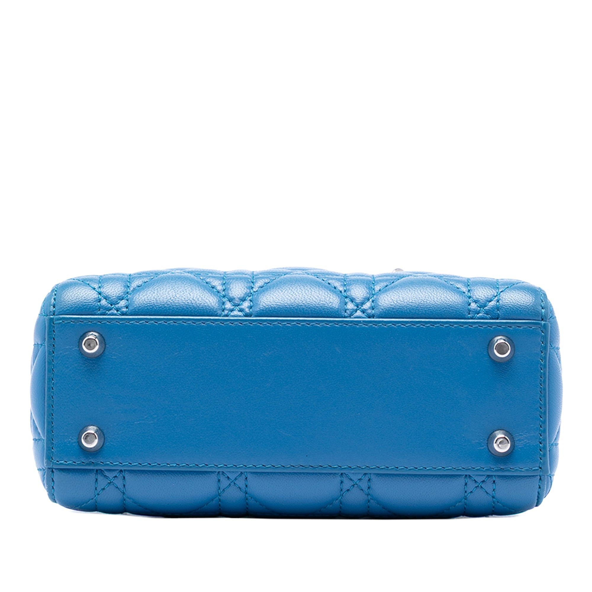 Dior Mini Lambskin Cannage Lady Dior Size ONE SIZE - 3 Thumbnail