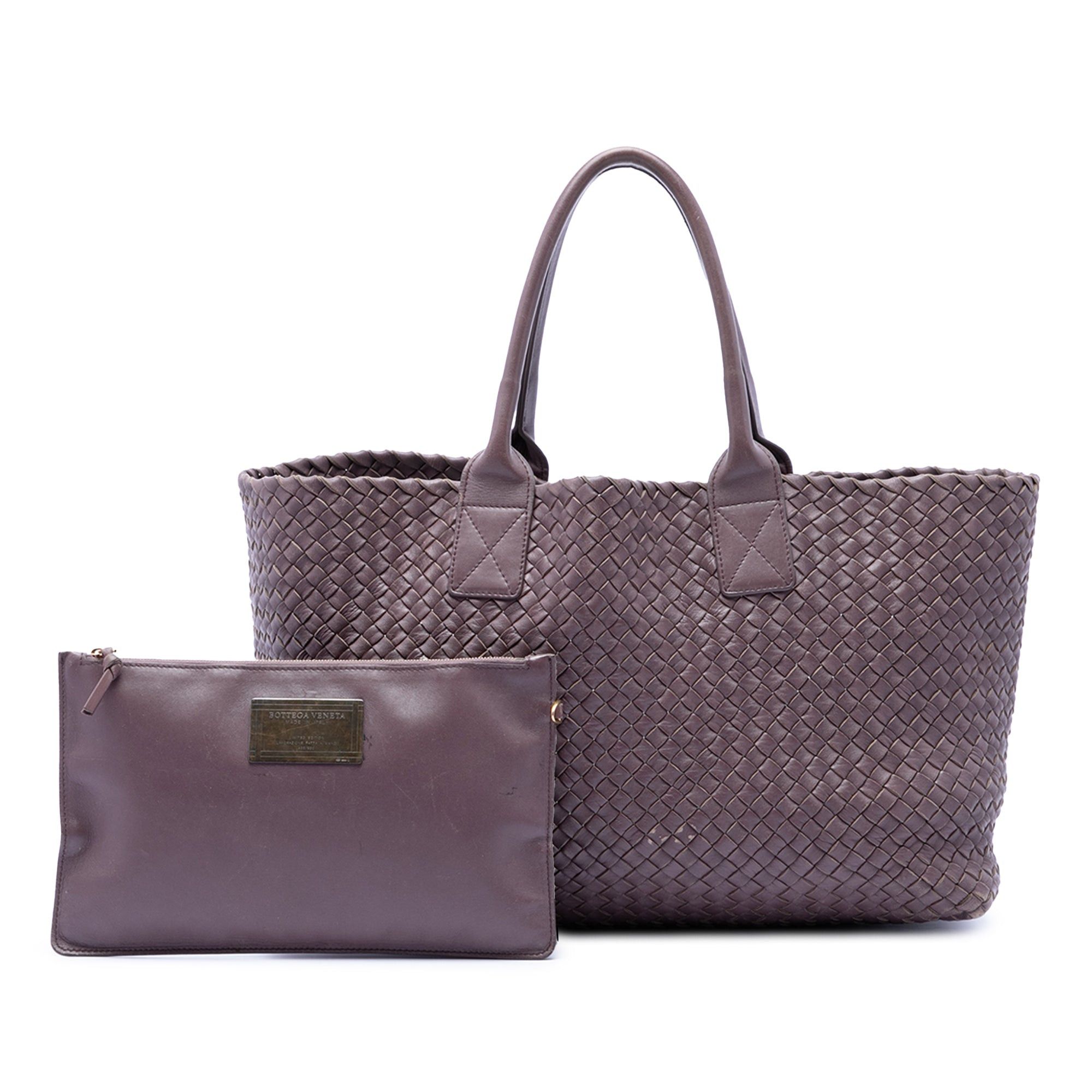 Bottega Veneta Limited Edition Medium Lambskin Intreccio Cabat Tote Size ONE SIZE - 7 Thumbnail