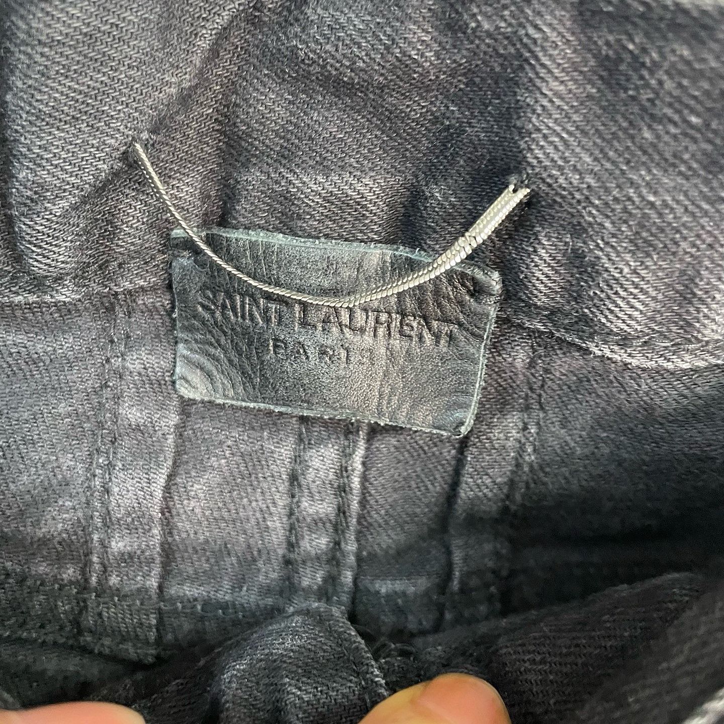 Saint Laurent Paris Saint Laurent Black Denim Jeans Size 30 Size US 30 / EU 46 - 3 Thumbnail