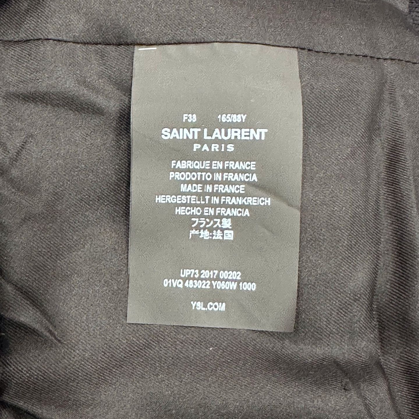 Saint Laurent Paris Saint Laurent Metallic Braid Trim Jacket Size 38 Size S / US 4 / IT 40 - 4 Thumbnail