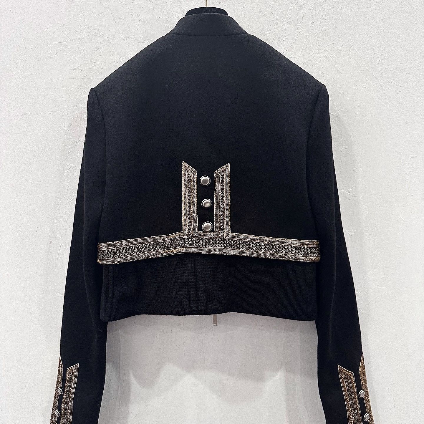 Saint Laurent Paris Saint Laurent Metallic Braid Trim Jacket Size 38 Size S / US 4 / IT 40 - 2 Thumbnail