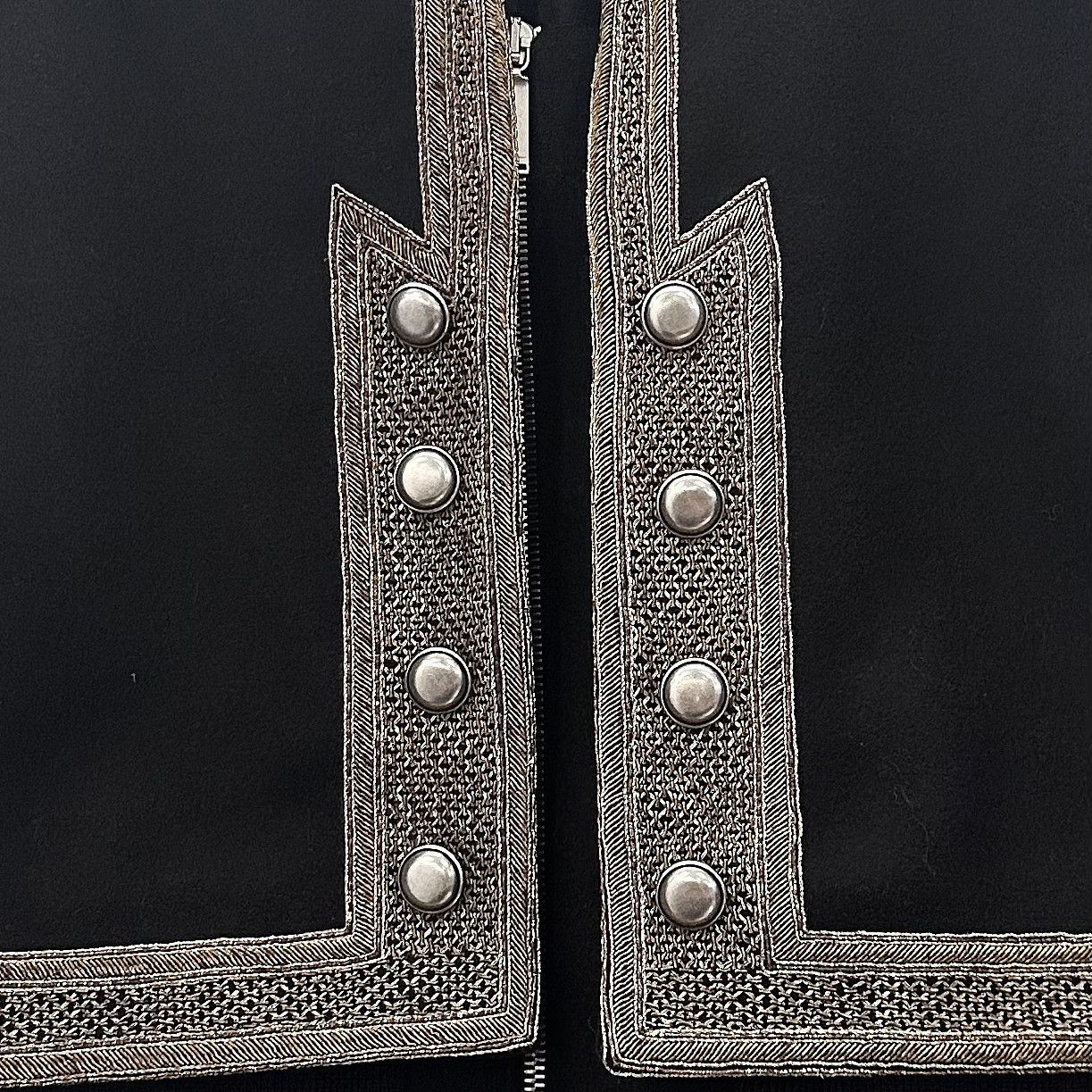 Saint Laurent Paris Saint Laurent Metallic Braid Trim Jacket Size 38 Size S / US 4 / IT 40 - 6 Thumbnail
