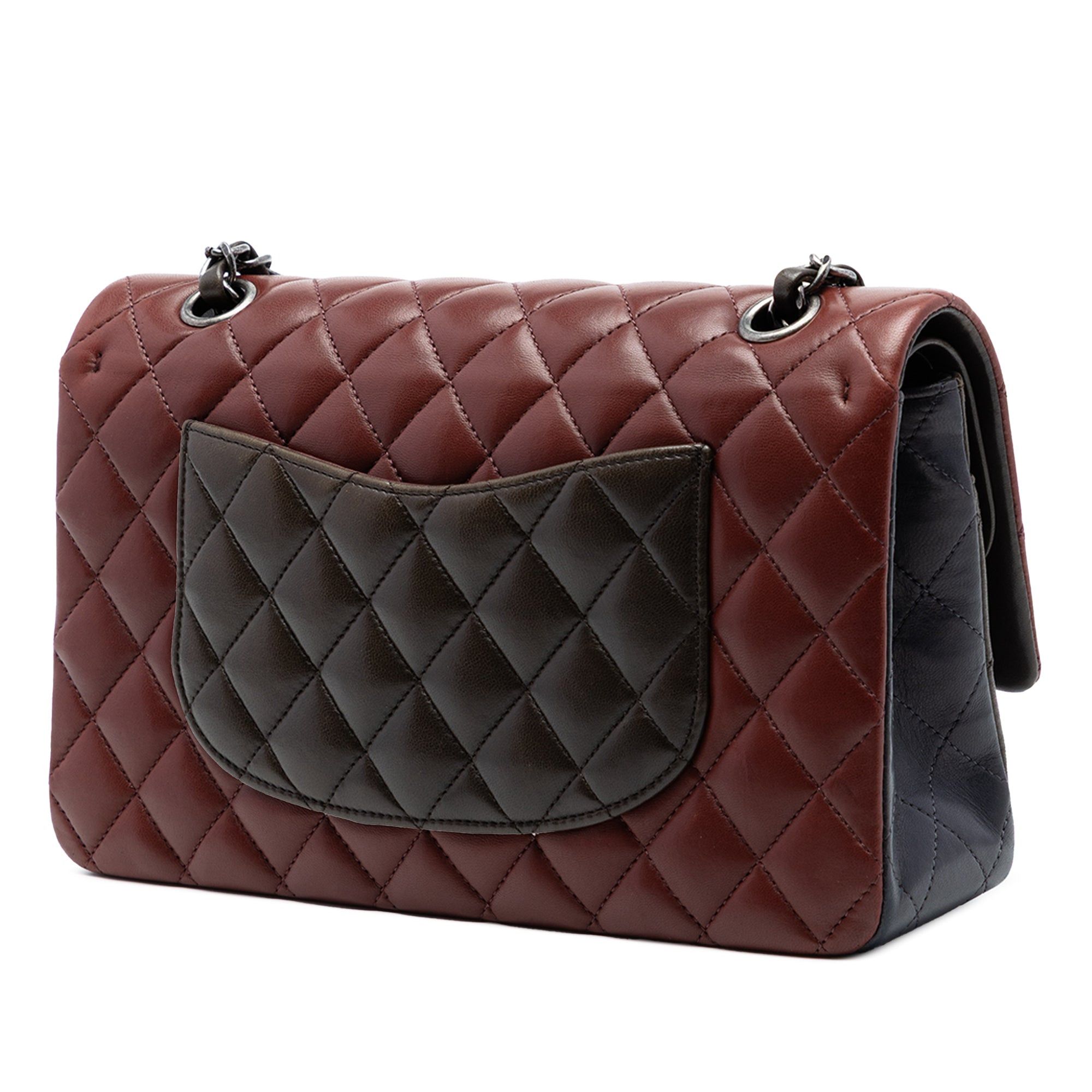 Chanel Medium Classic Tricolor Lambskin Double Flap Size ONE SIZE - 2 Thumbnail