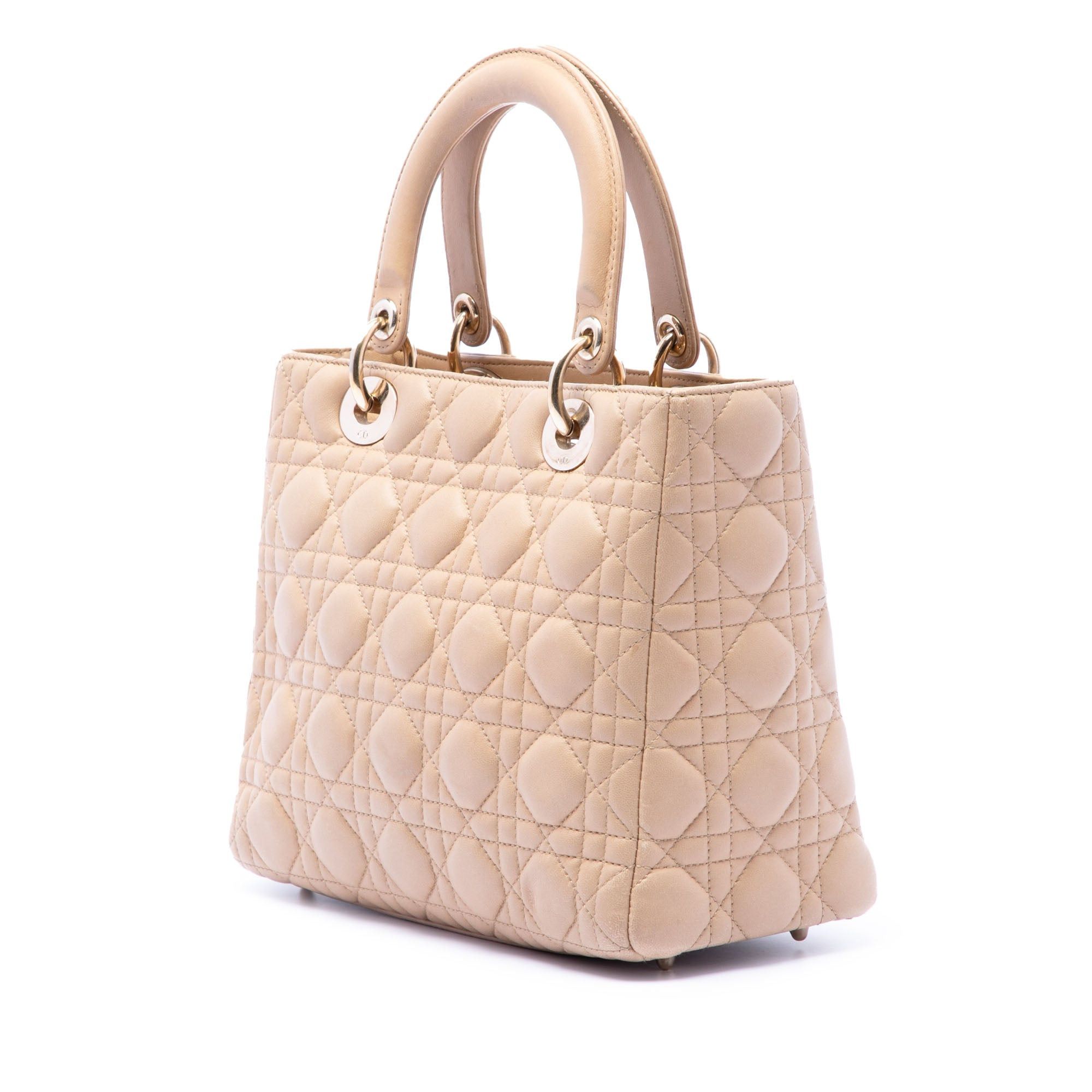 Dior Medium Lambskin Cannage Lady Dior Size ONE SIZE - 2 Thumbnail