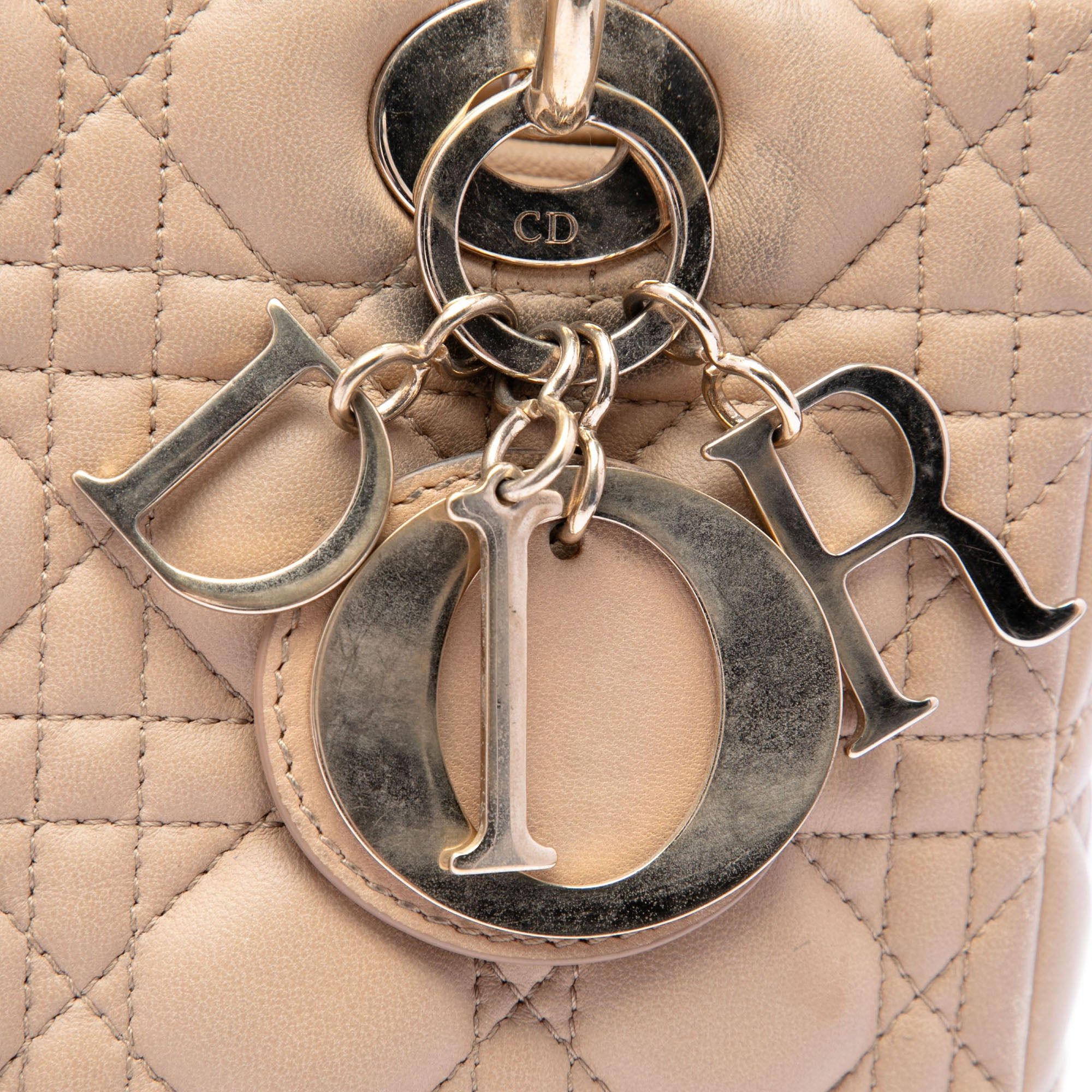 Dior Medium Lambskin Cannage Lady Dior Size ONE SIZE - 5 Thumbnail