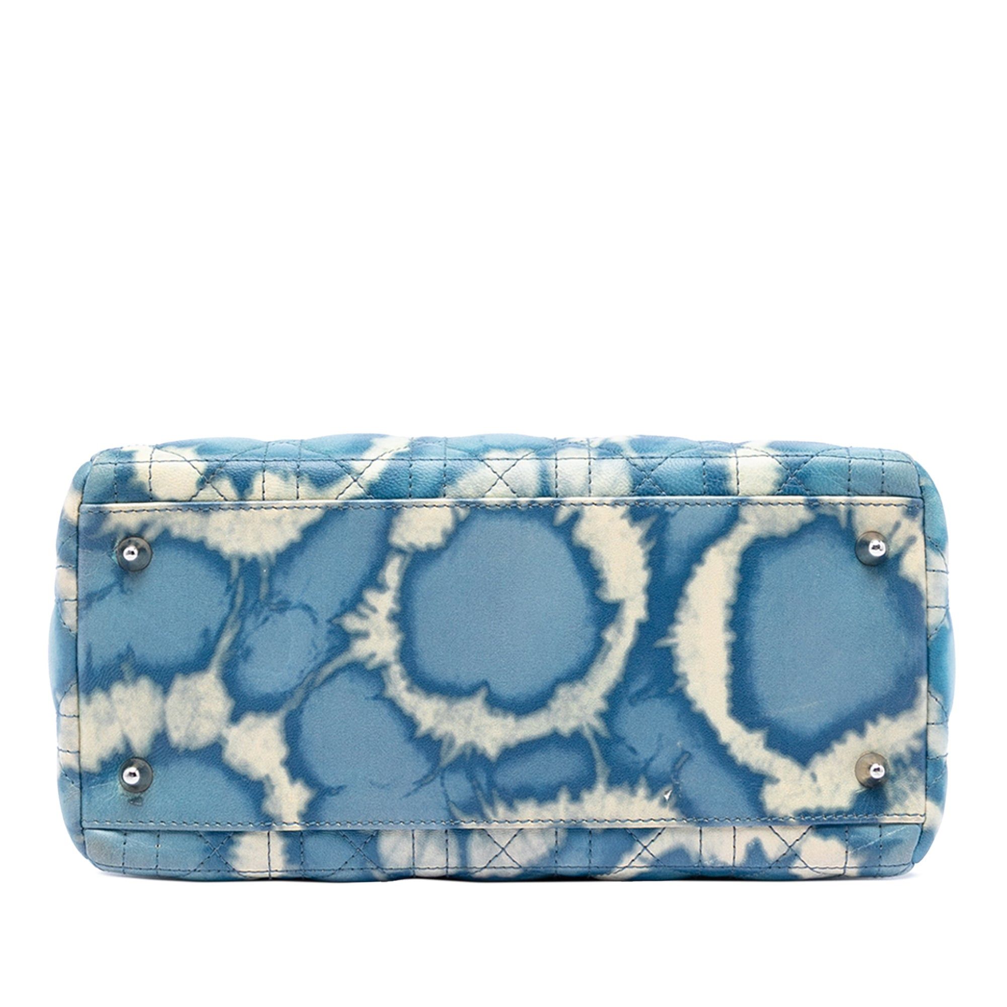 Dior Medium Calfskin Tie Dye Print Lady Dior Size ONE SIZE - 3 Thumbnail