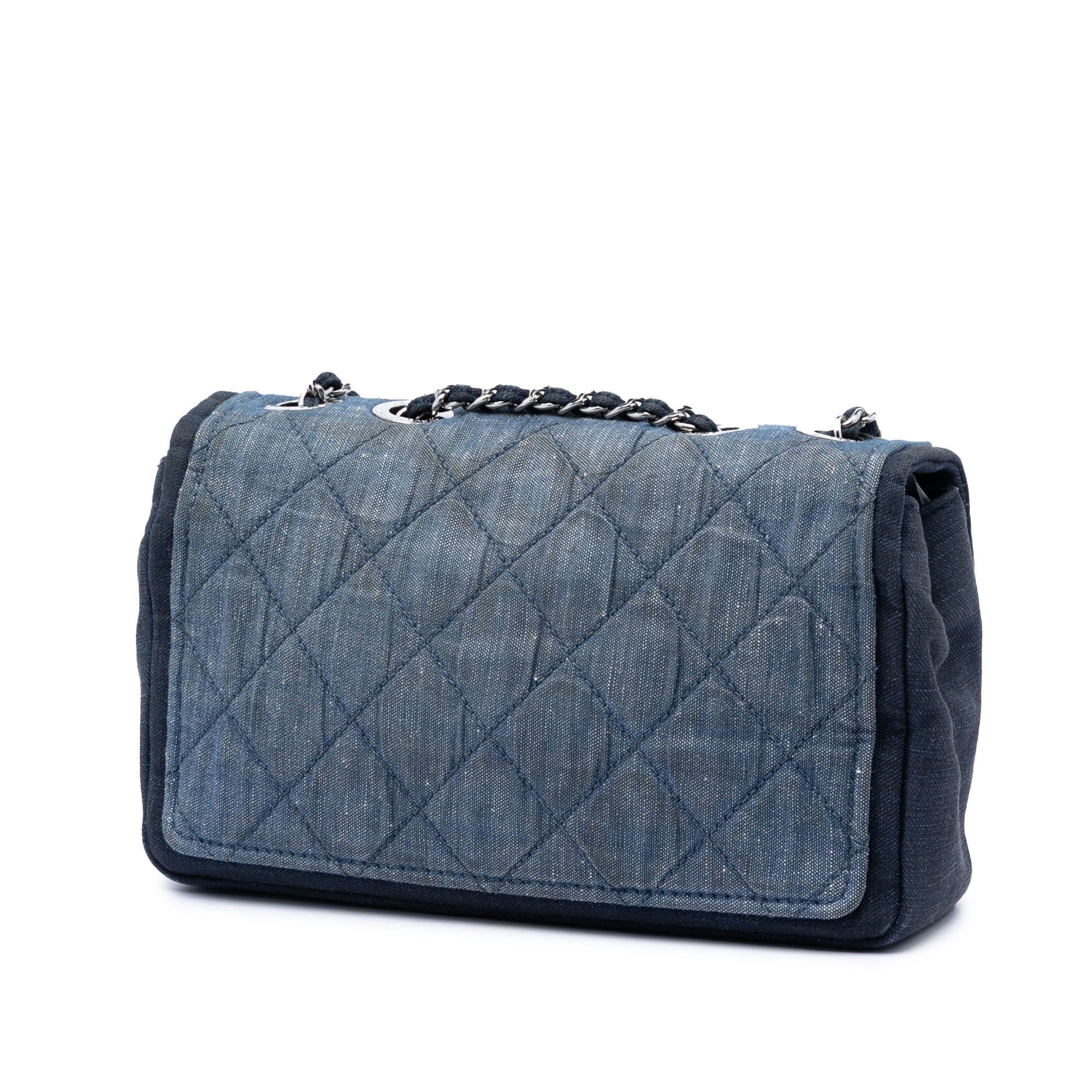 Chanel Small Bicolor Quilted Denim Medallion Flap Size ONE SIZE - 2 Thumbnail