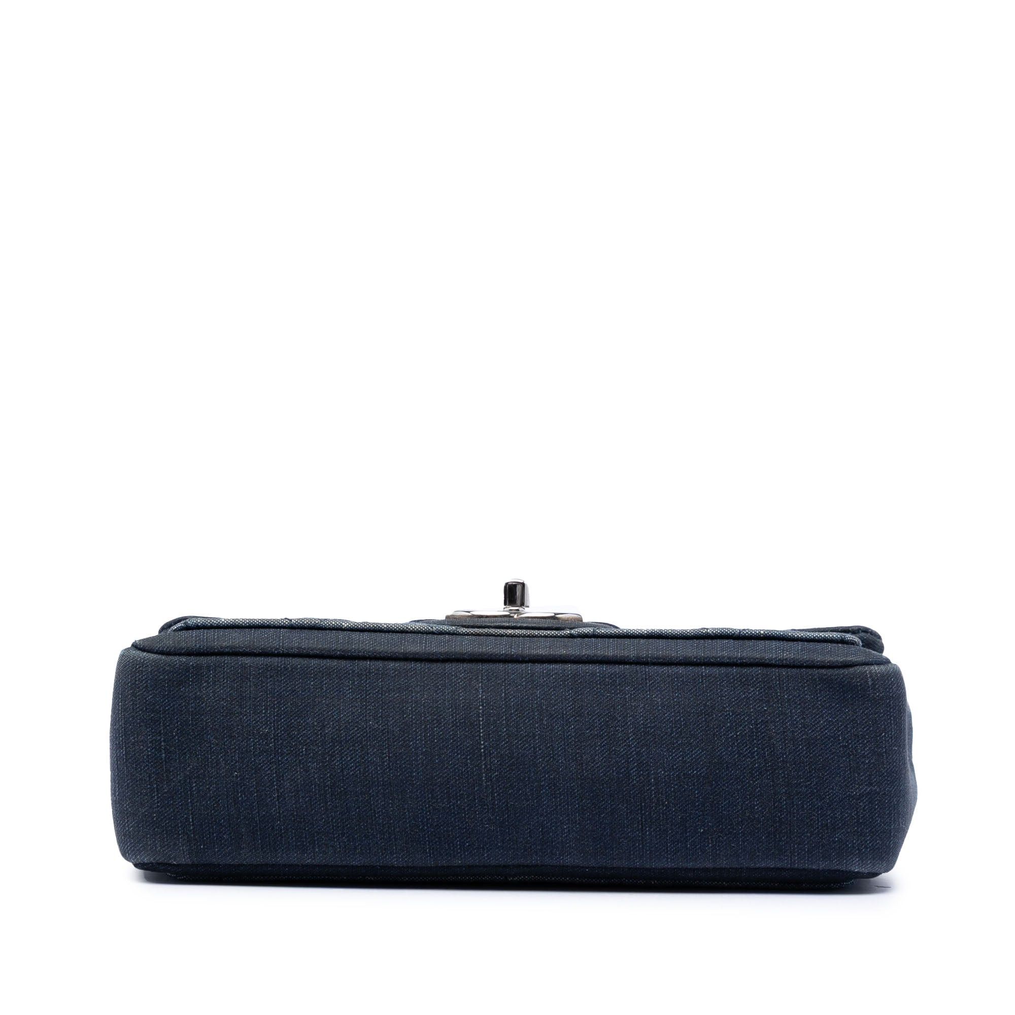 Chanel Small Bicolor Quilted Denim Medallion Flap Size ONE SIZE - 3 Thumbnail