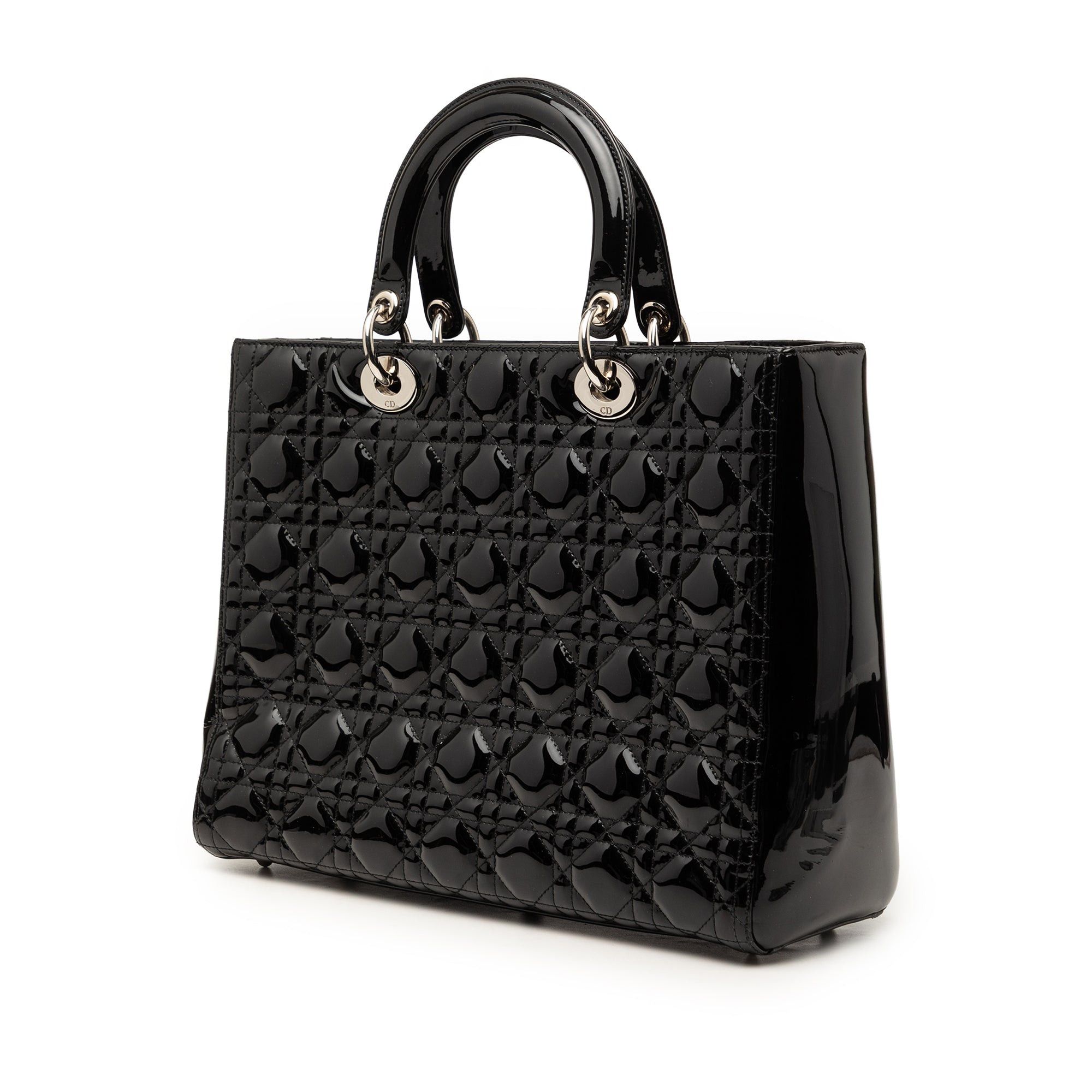 Dior Large Patent Cannage Lady Dior Size ONE SIZE - 2 Thumbnail