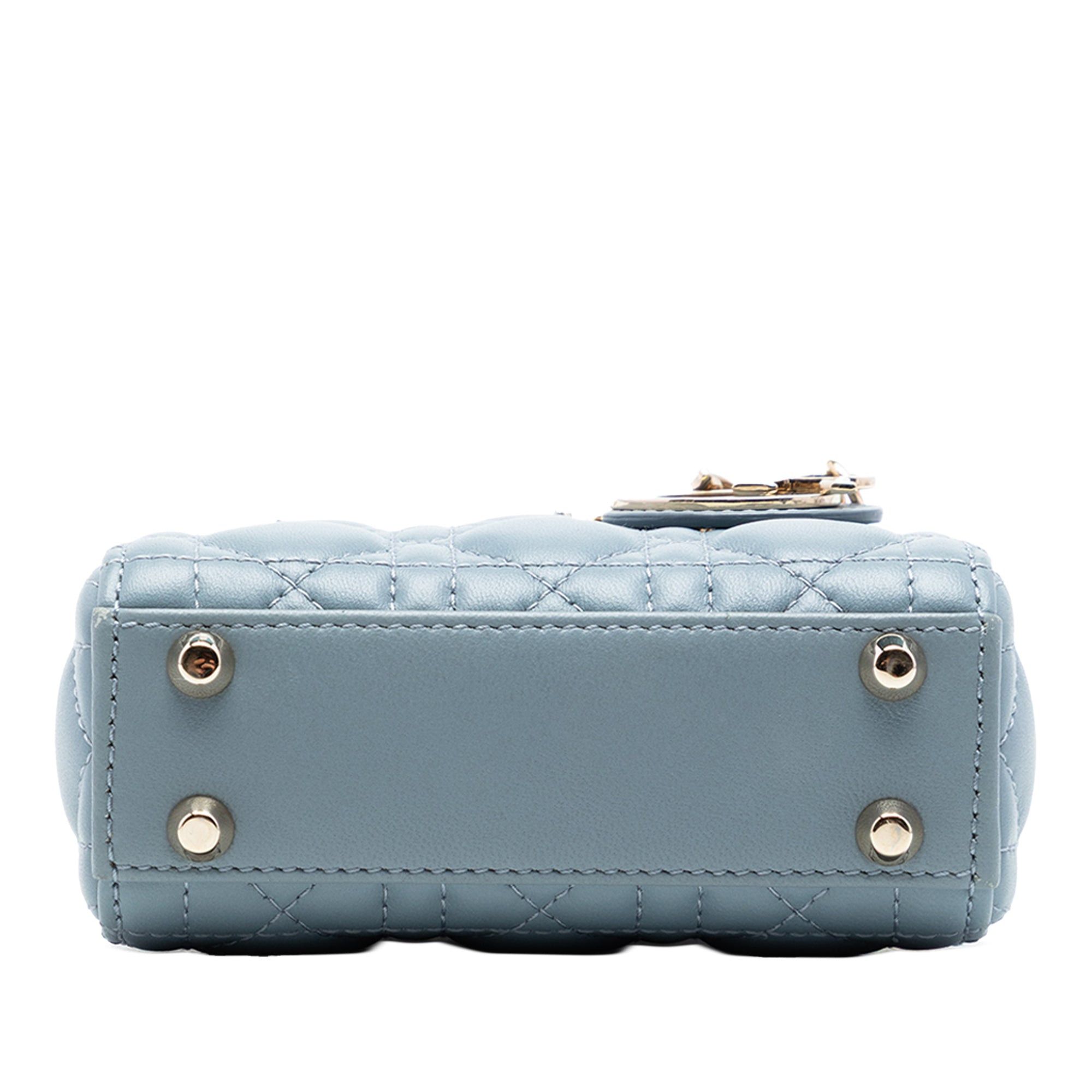 Dior Micro Lambskin Cannage Lady Dior Size ONE SIZE - 3 Thumbnail