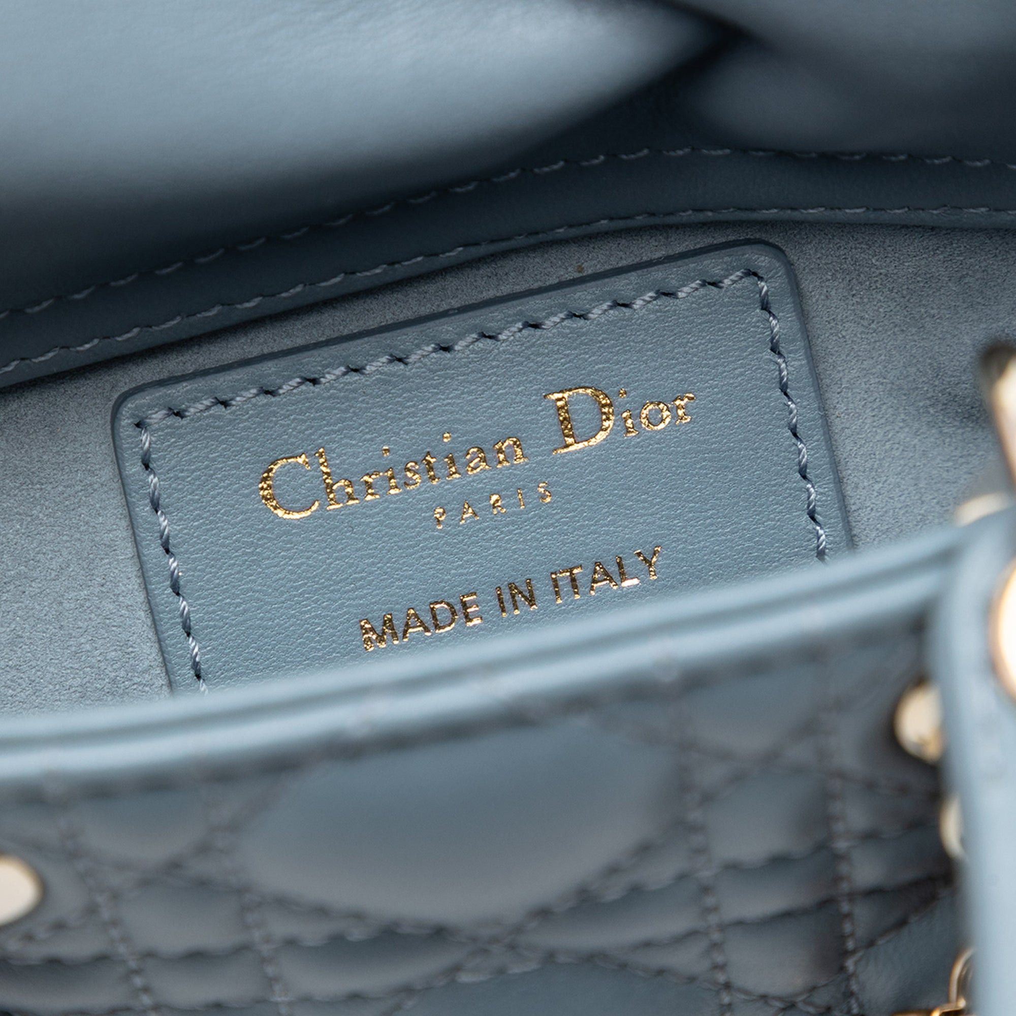 Dior Micro Lambskin Cannage Lady Dior Size ONE SIZE - 5 Thumbnail