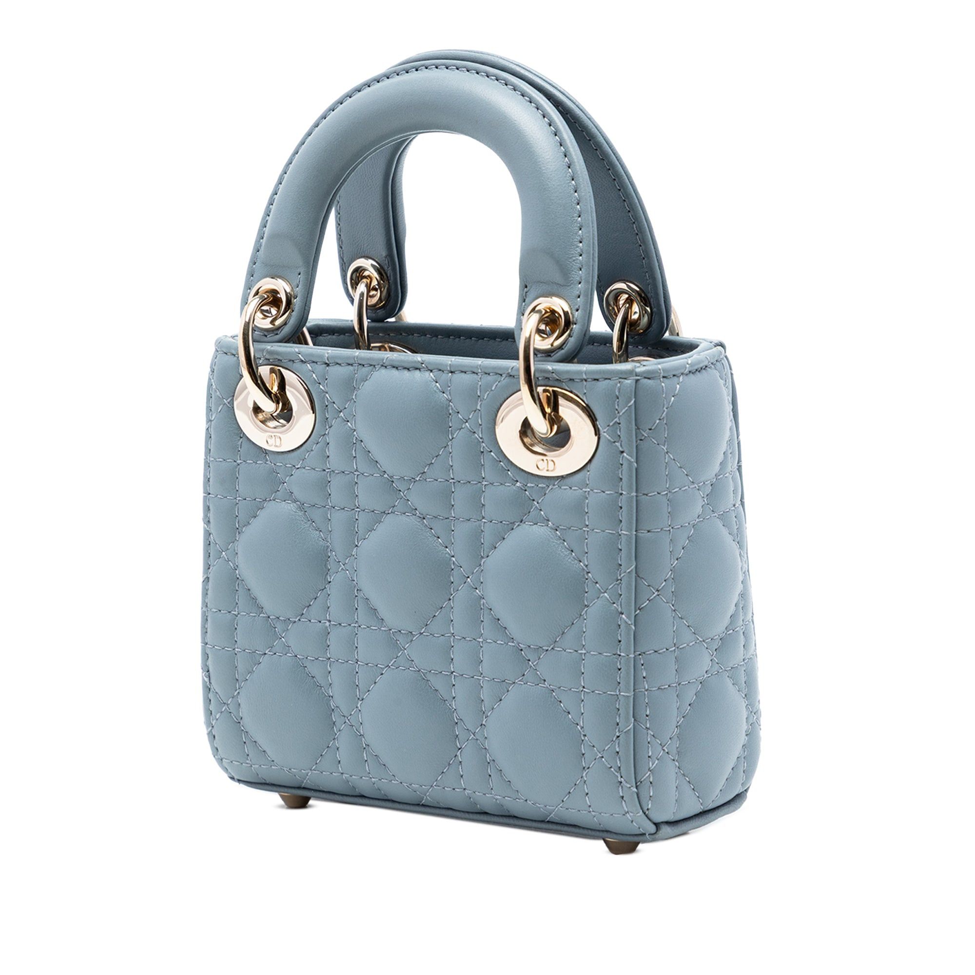 Dior Micro Lambskin Cannage Lady Dior Size ONE SIZE - 2 Thumbnail