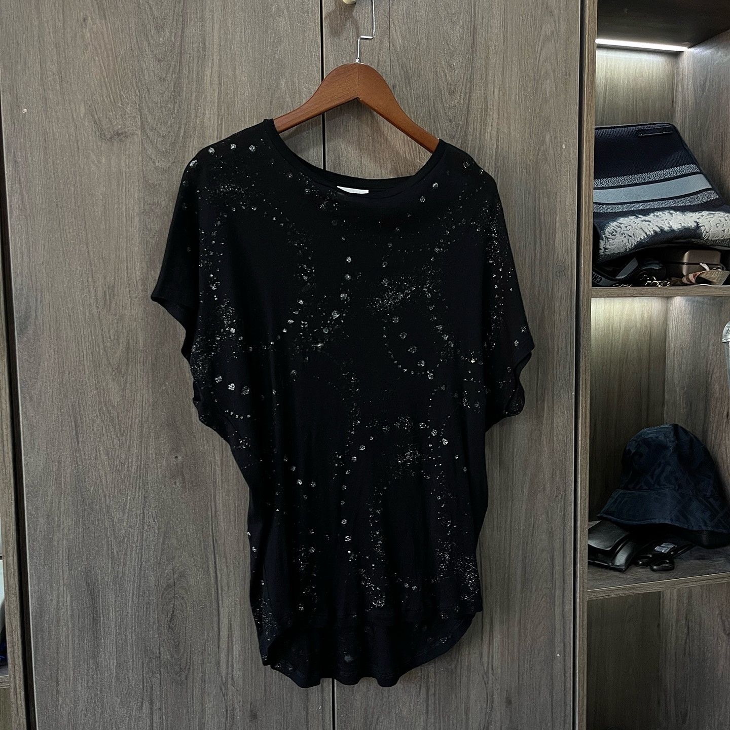 Saint Laurent Paris Saint Laurent Glitter Short Sleeve T-Shirt US M Size US M / EU 48-50 / 2 - 5 Thumbnail