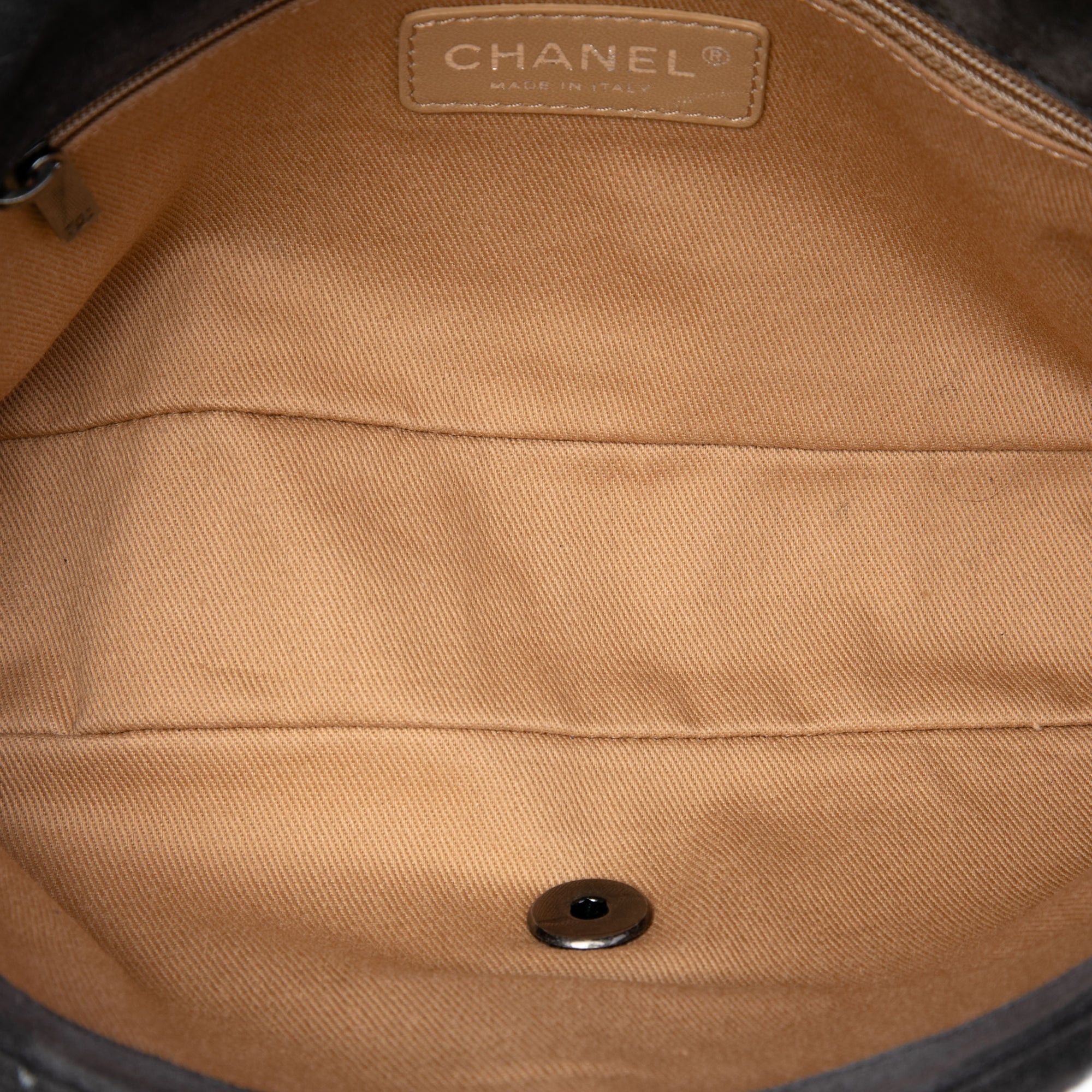 Chanel Paris Edinburgh Medium Stitched Suede Saltire Single Flap Size ONE SIZE - 4 Thumbnail