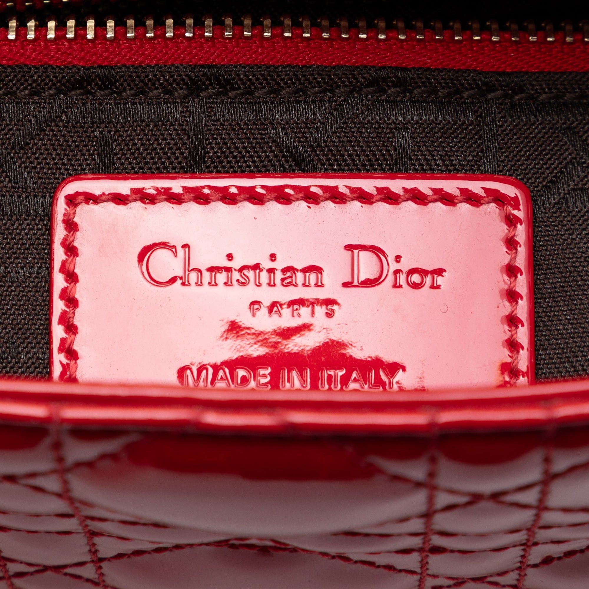 Dior Mini Patent Cannage Lady Dior Size ONE SIZE - 5 Thumbnail