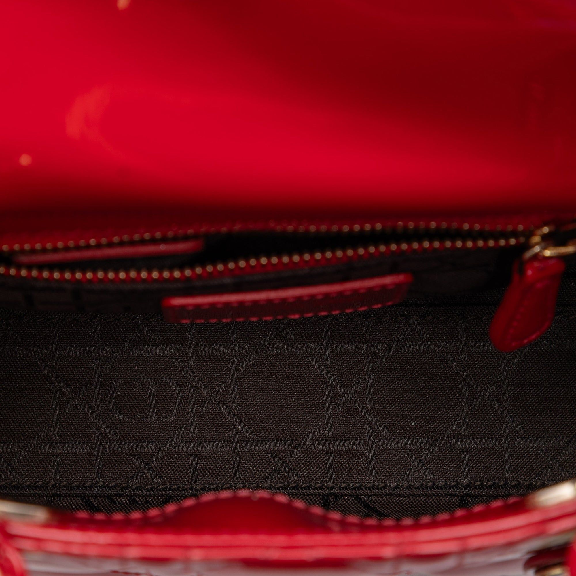 Dior Mini Patent Cannage Lady Dior Size ONE SIZE - 4 Thumbnail