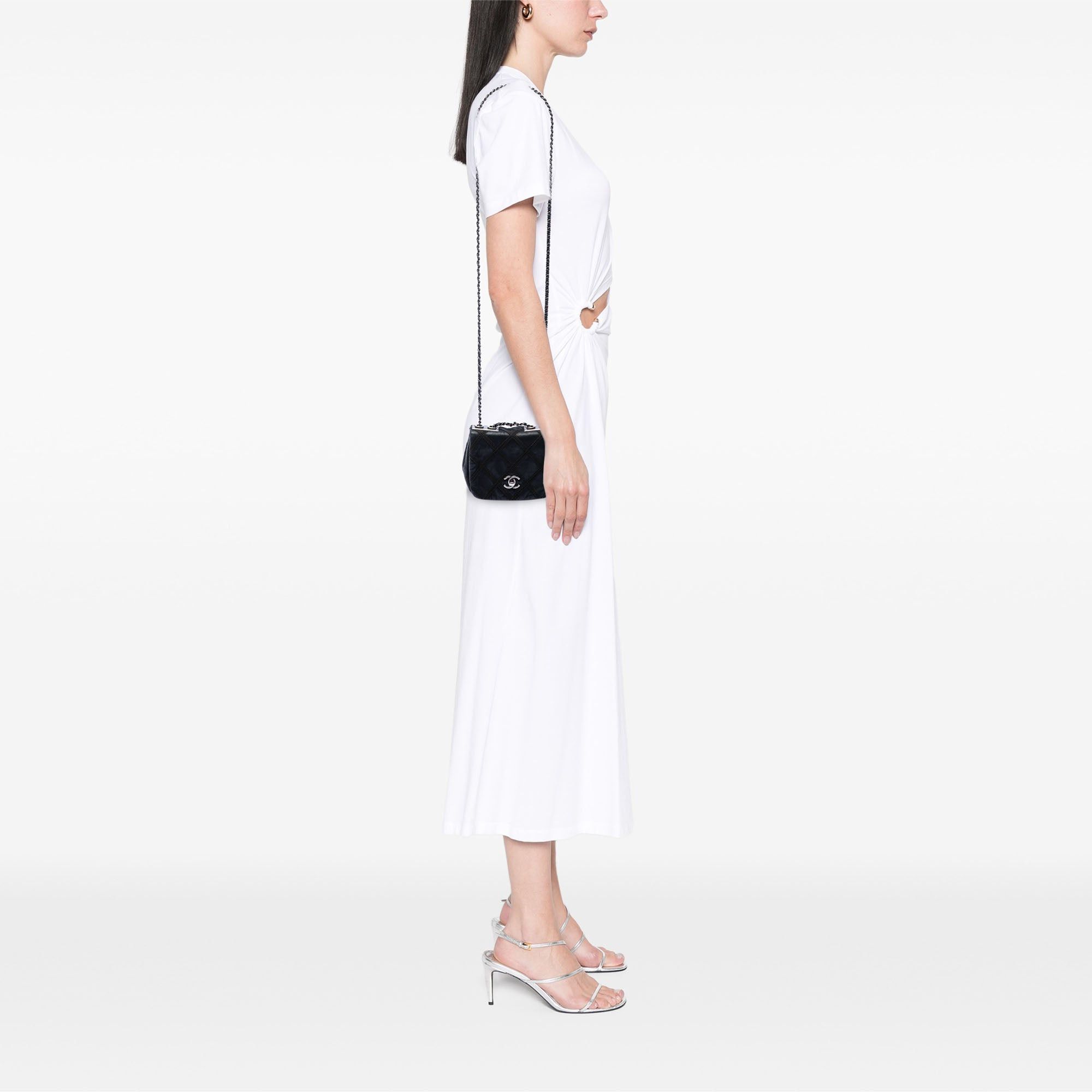 Chanel Mini CC Iridescent Calfskin Diamond Stitch Flap Size ONE SIZE - 6 Thumbnail