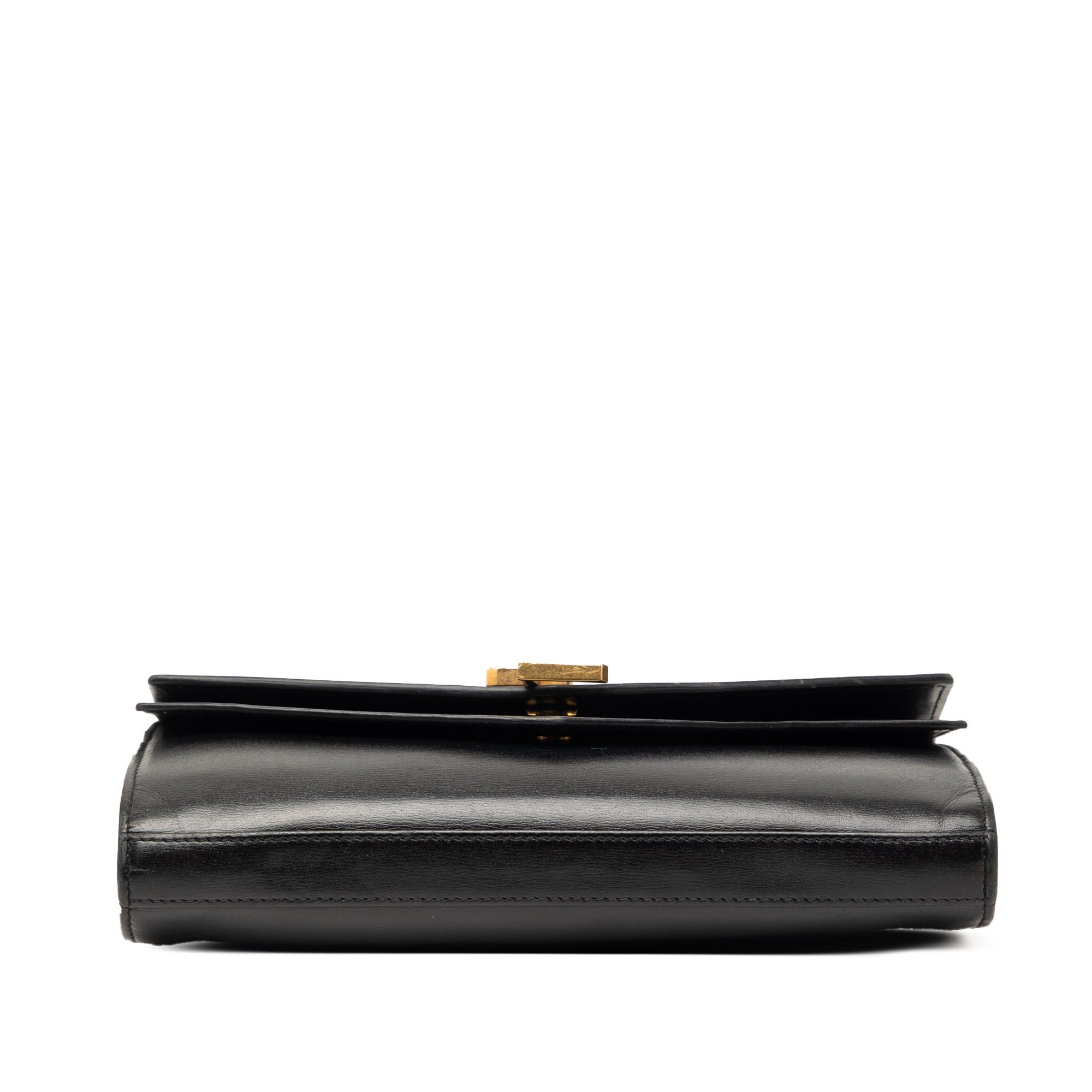 Saint Laurent Paris Leather Monogram Sulpice Wallet on Chain Size ONE SIZE - 3 Thumbnail