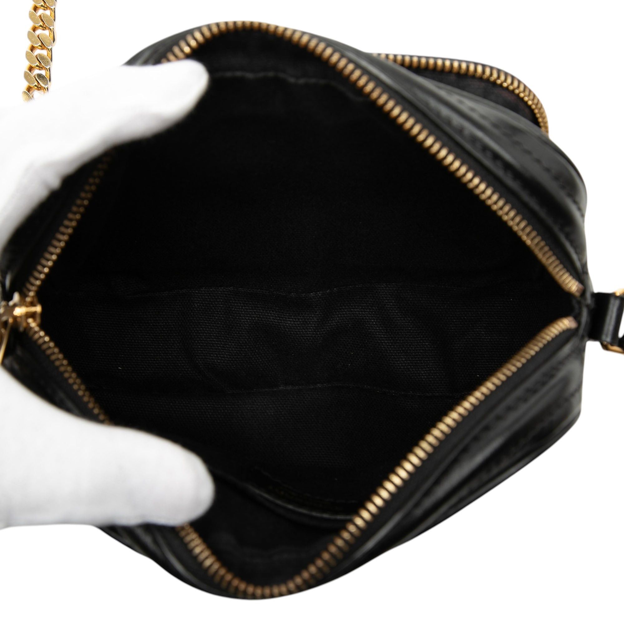 Burberry Embossed Calfskin TB Monogram Camera Chain Crossbody Size ONE SIZE - 4 Thumbnail
