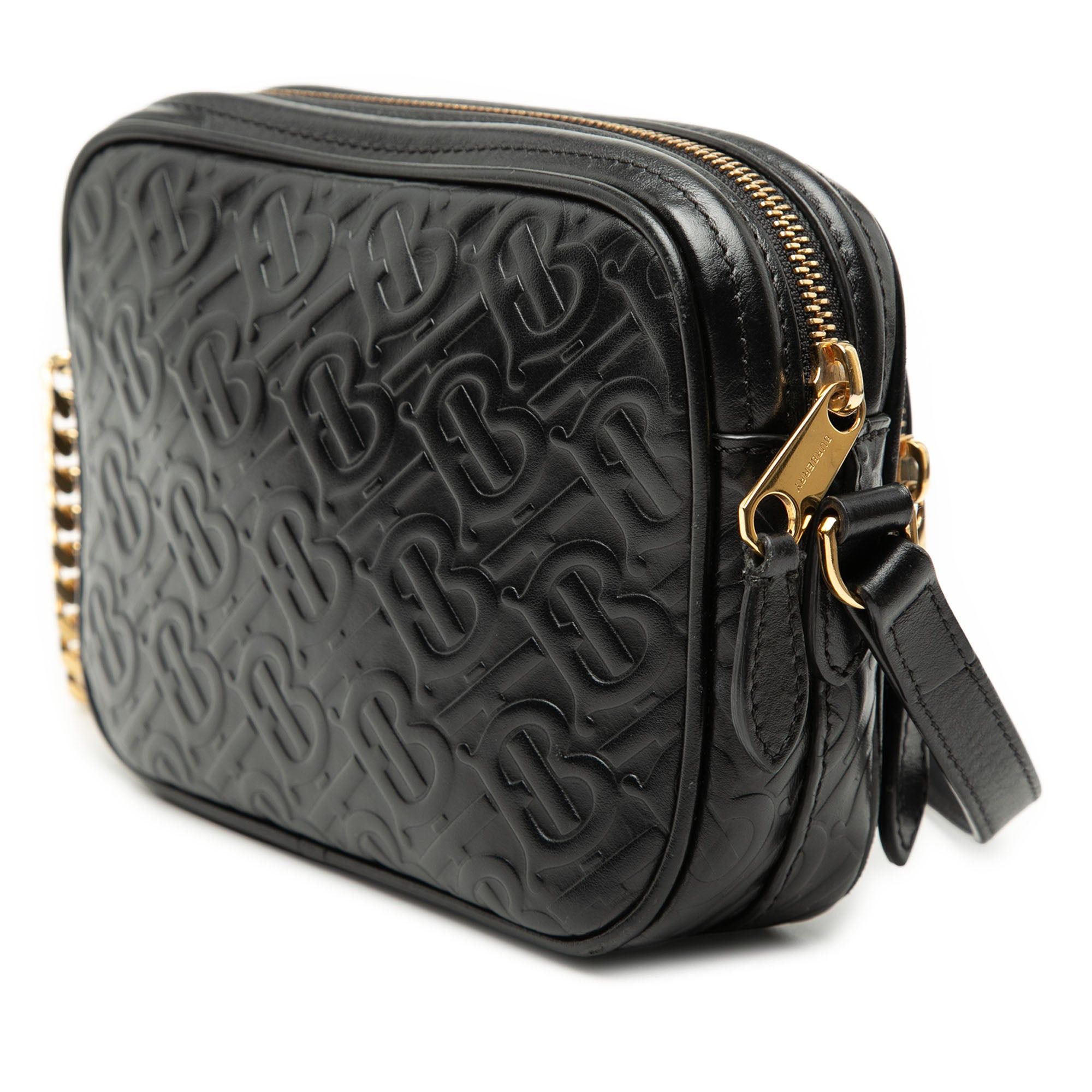 Burberry Embossed Calfskin TB Monogram Camera Chain Crossbody Size ONE SIZE - 2 Thumbnail