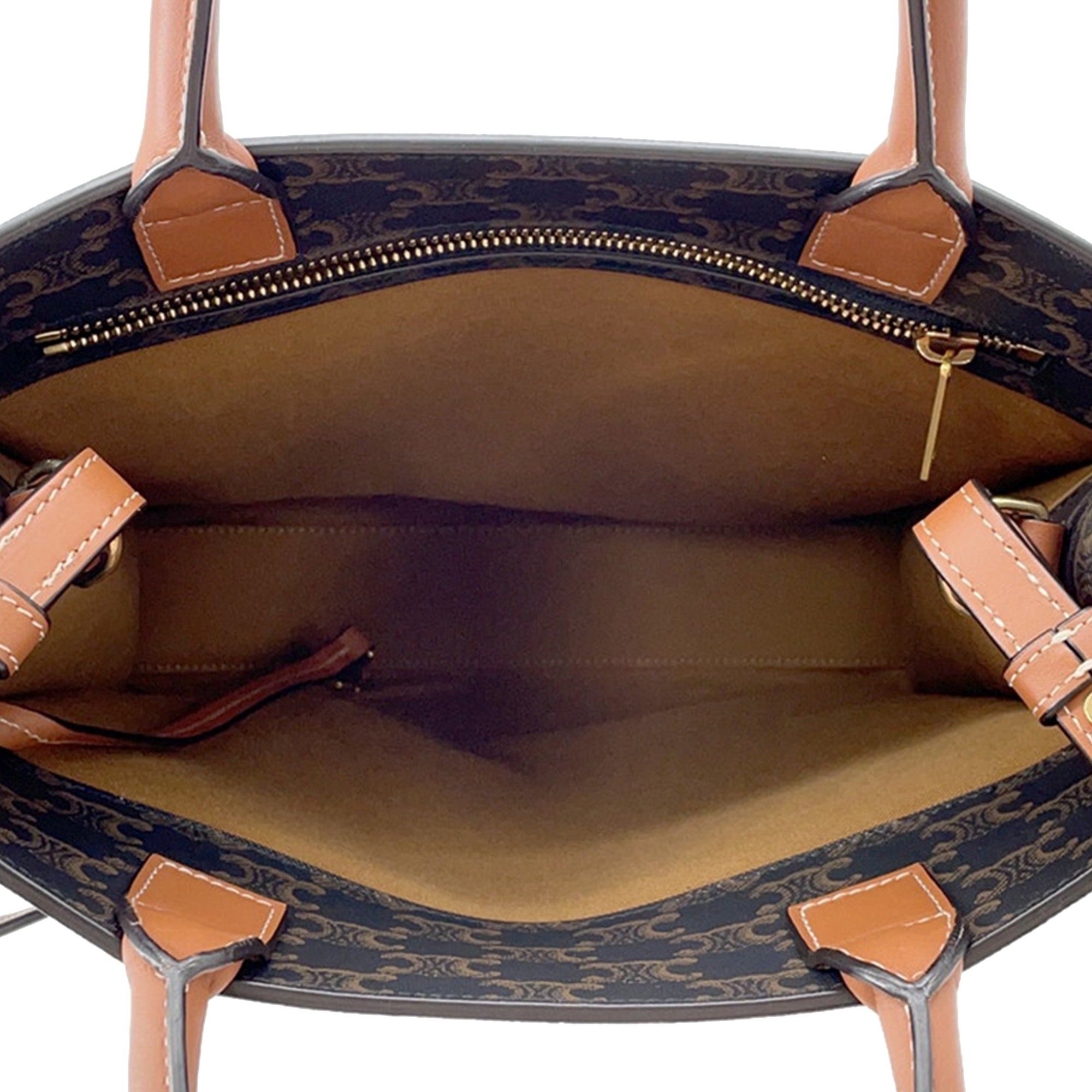 Celine Small Triomphe Coated Canvas Vertical Cabas Tote Size ONE SIZE - 4 Thumbnail