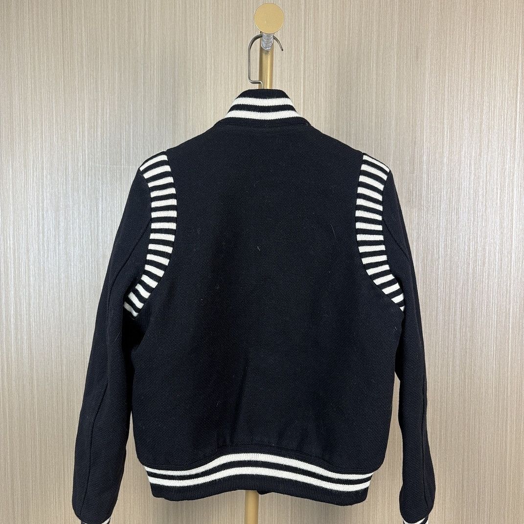 Saint Laurent Paris Saint Laurent Striped Wool Varsity Jacket Size 36 Size XS / US 0-2 / IT 36-38 - 2 Thumbnail