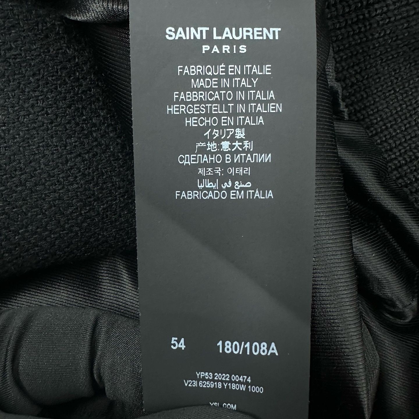 Saint Laurent Paris Saint Laurent Letter Logo Bomber Jacket Size L Size US L / EU 52-54 / 3 - 4 Thumbnail