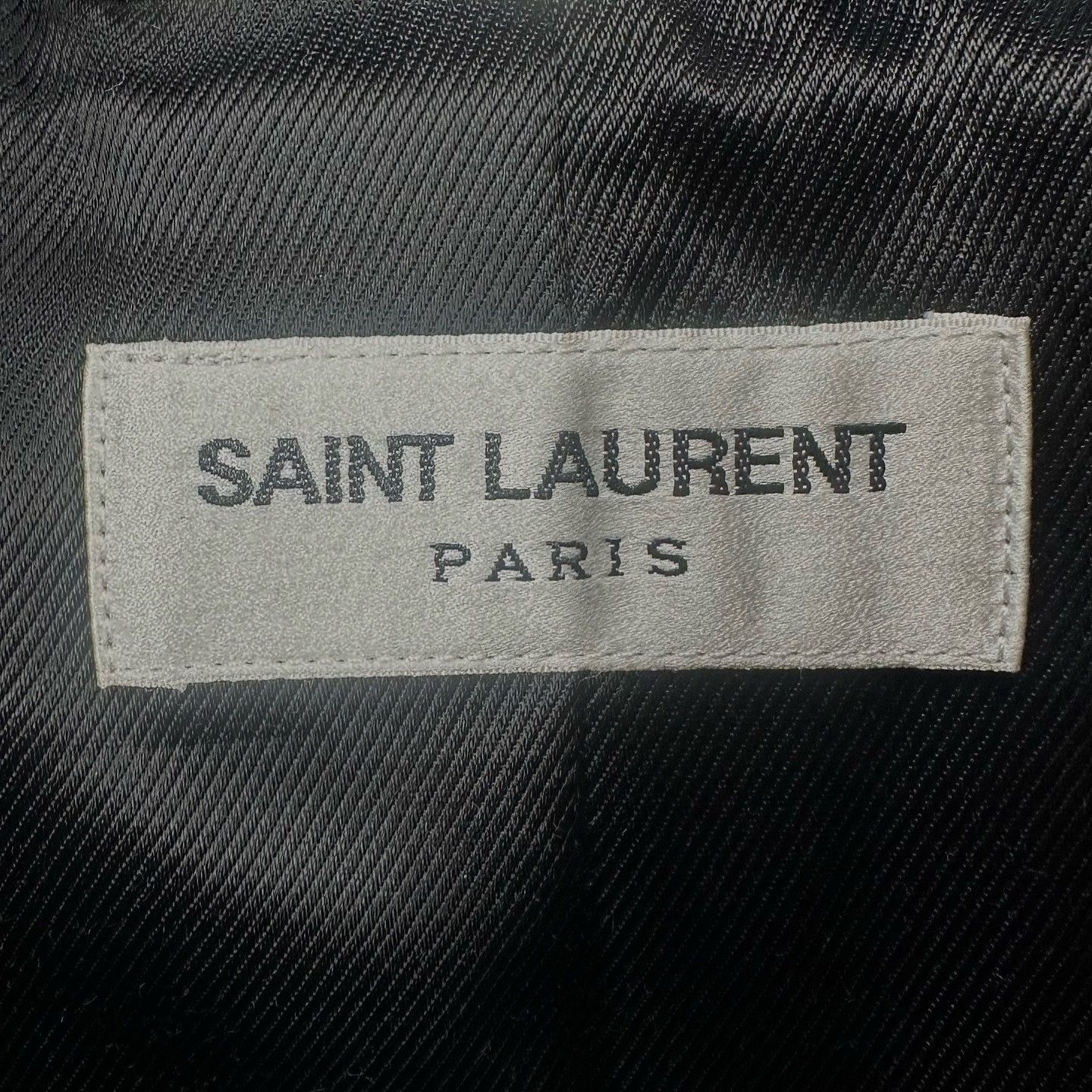 Saint Laurent Paris Saint Laurent Letter Logo Bomber Jacket Size L Size US L / EU 52-54 / 3 - 3 Thumbnail