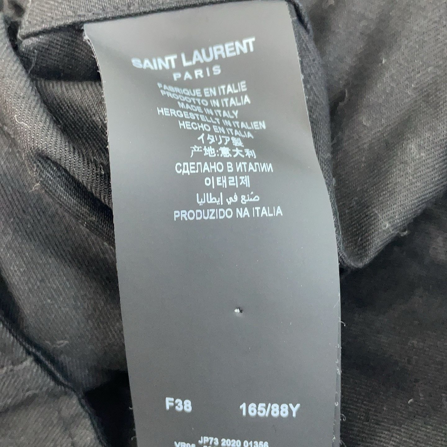 Saint Laurent Paris Saint Laurent Belted Cotton Jacket Size 38 Size S / US 4 / IT 40 - 4 Thumbnail