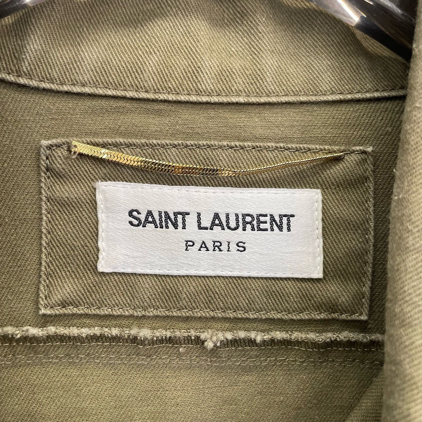 Saint Laurent Paris Saint Laurent Military Embroidered Jacket Size 34 Size XS / US 0-2 / IT 36-38 - 3 Thumbnail