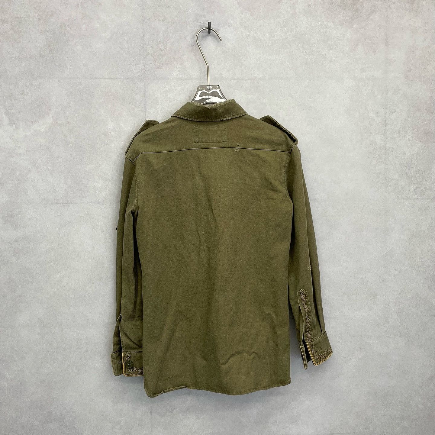 Saint Laurent Paris Saint Laurent Military Embroidered Jacket Size 34 Size XS / US 0-2 / IT 36-38 - 2 Thumbnail