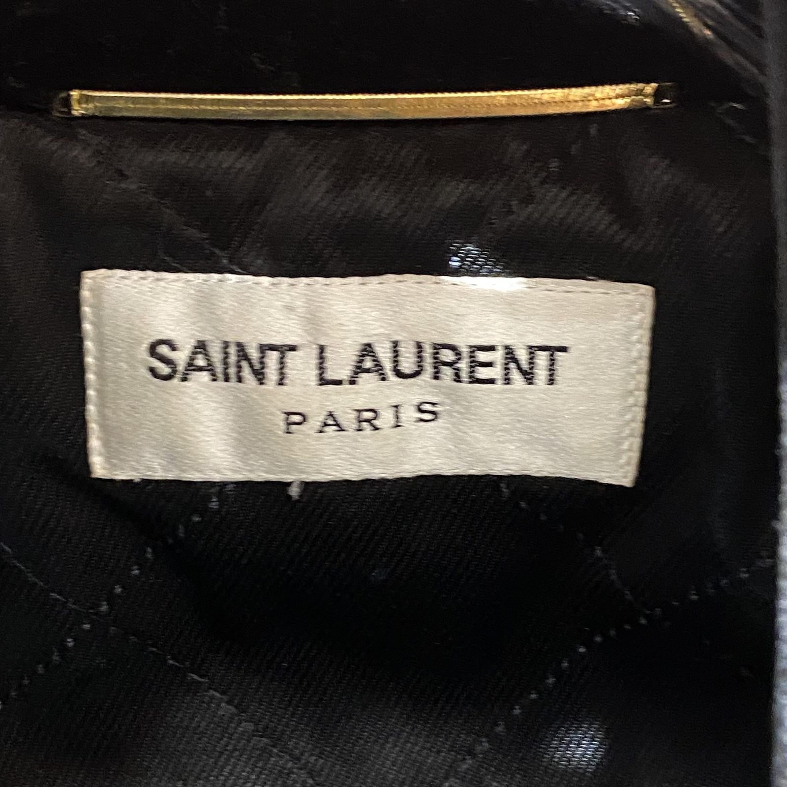 Saint Laurent Paris Saint Laurent YSL Logo Embroidered Double Breasted Coat U Size ONE SIZE - 3 Thumbnail