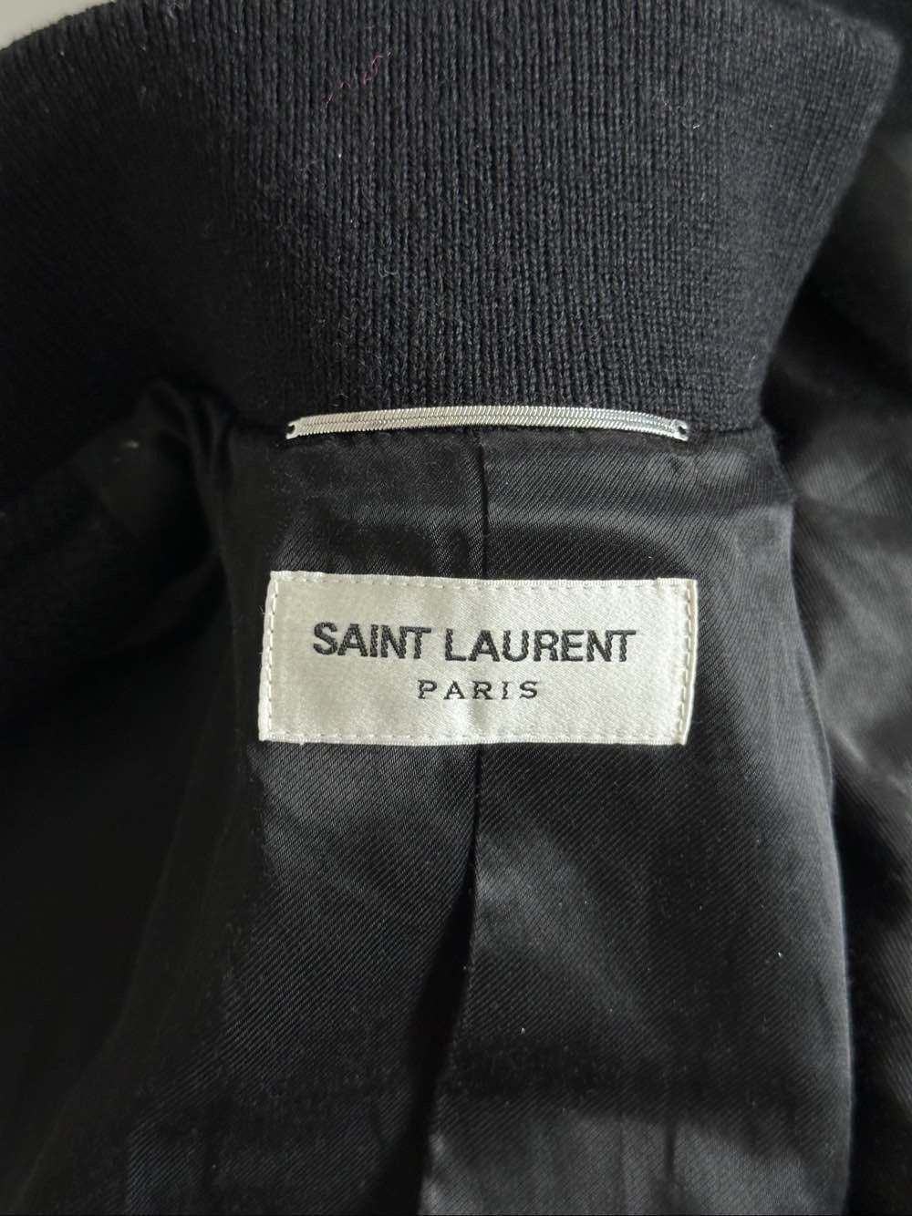 Saint Laurent Paris Saint Laurent Wool Varsity Jacket Size 50 Size US M / EU 48-50 / 2 - 3 Thumbnail
